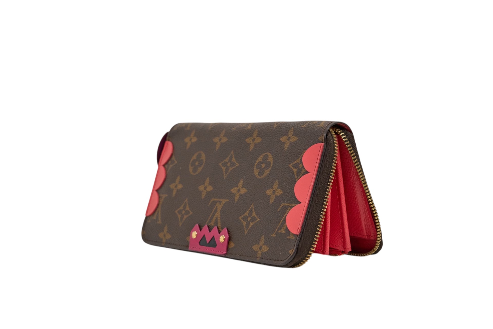 Louis Vuitton Zippy Wallet Monogram Totem Flamingo