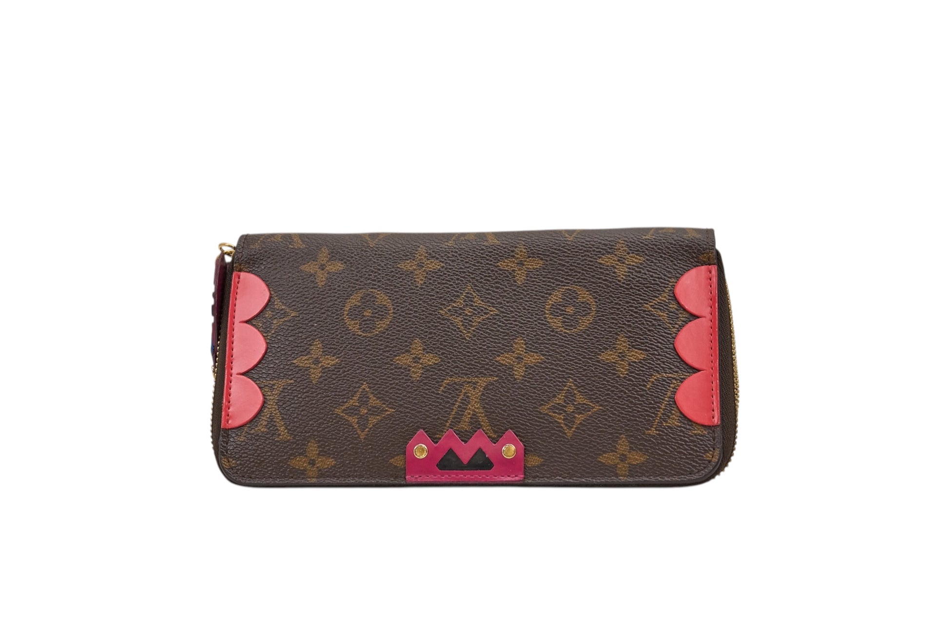Louis Vuitton Zippy Wallet Monogram Totem Flamingo