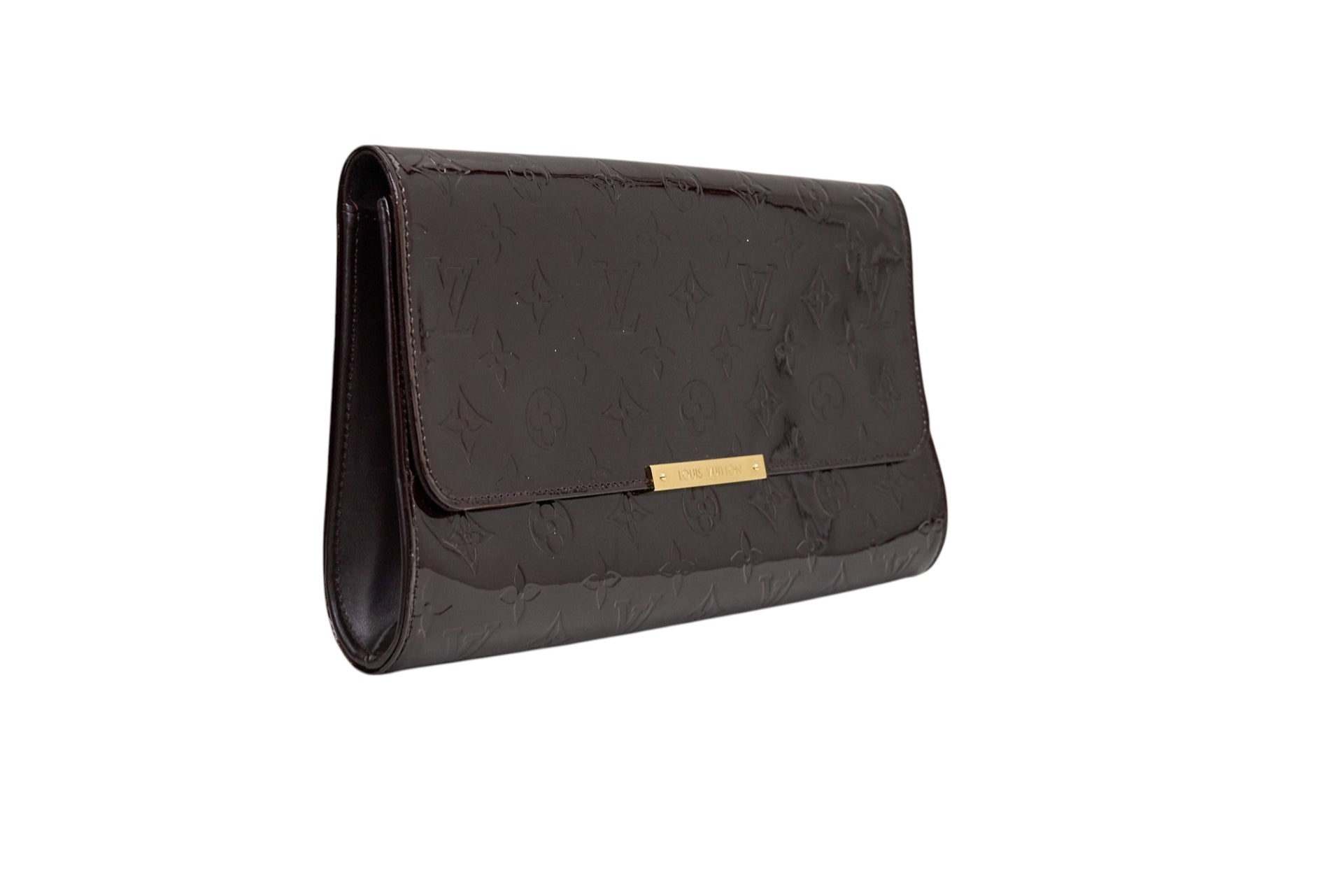 Louis Vuitton Robertson Clutch Monogram Vernis Amarante