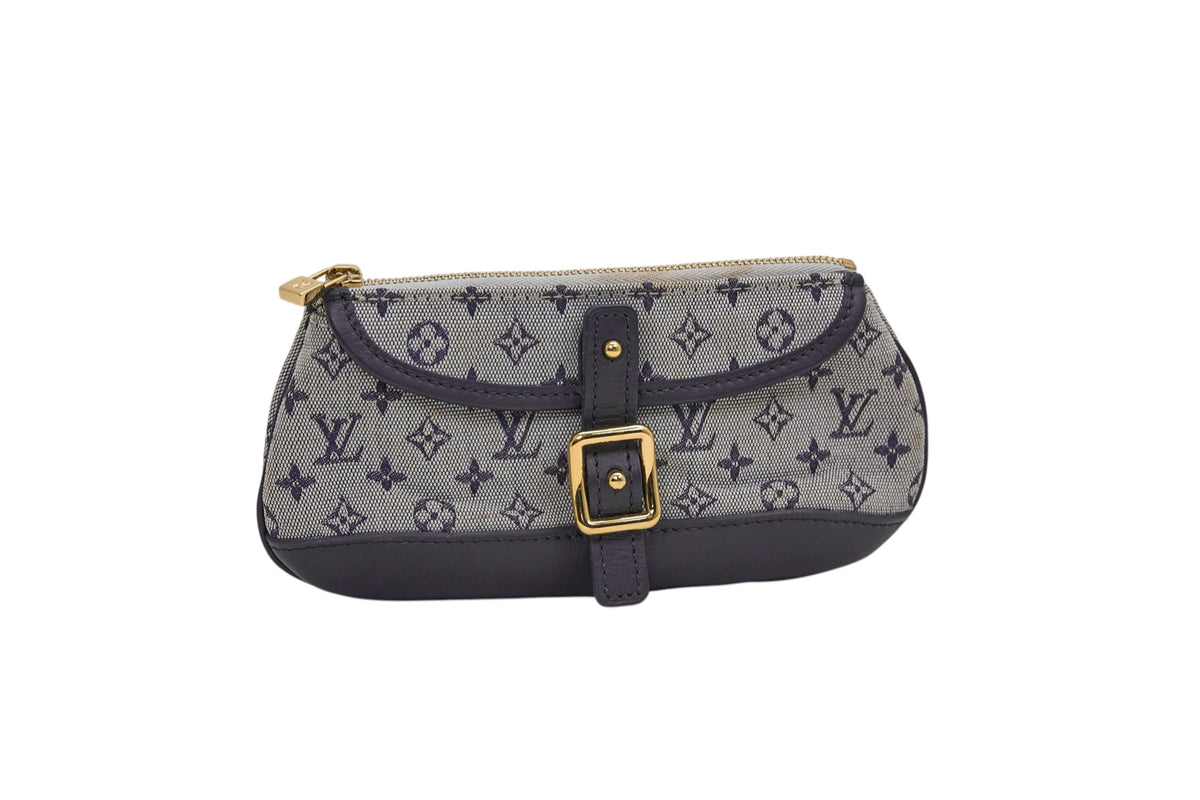 Louis Vuitton Anne-Sophie Pochette Monogram Mini Lin Black (Stained)
