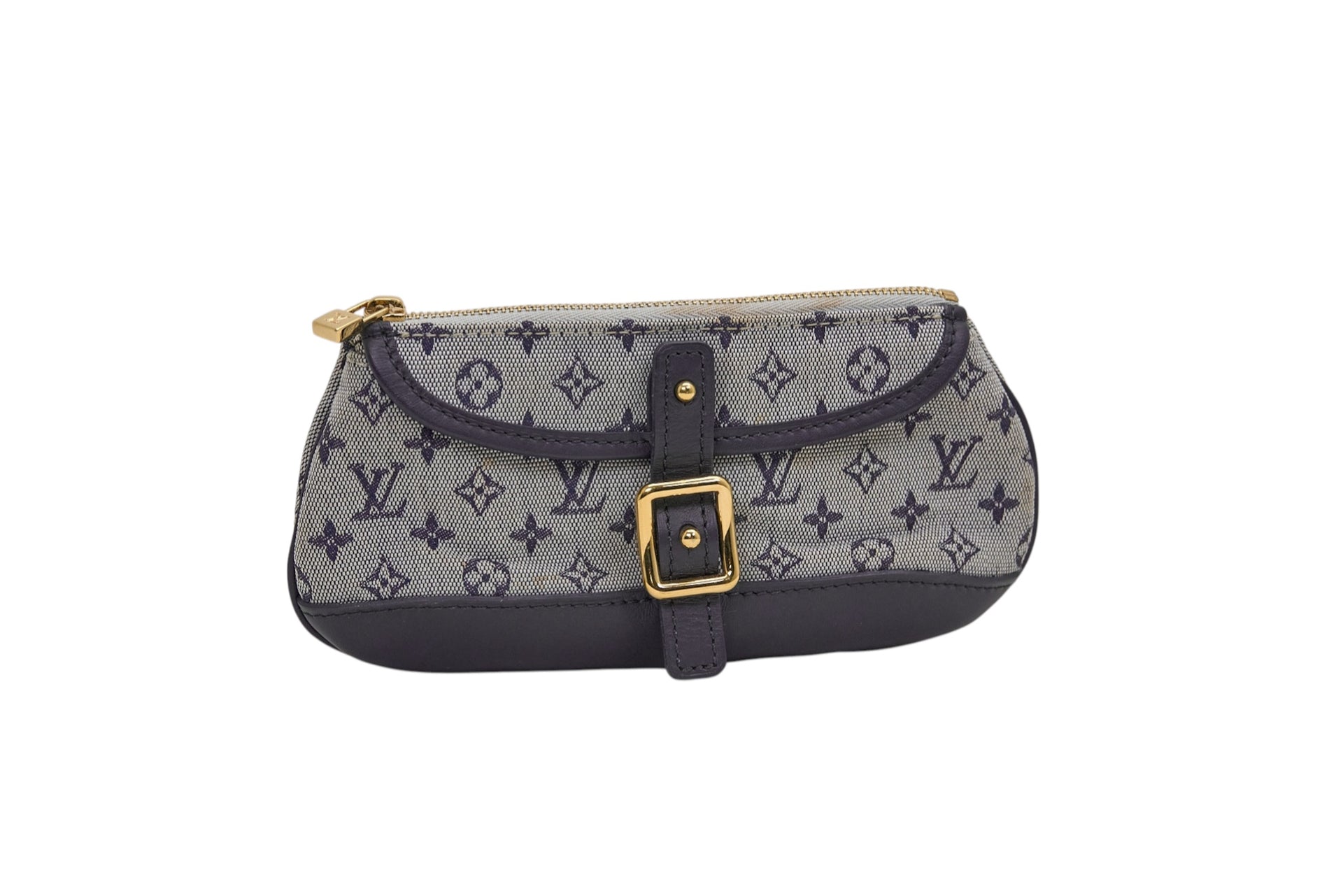 Louis Vuitton Anne-Sophie Pochette Monogram Mini Lin Black (Stained)