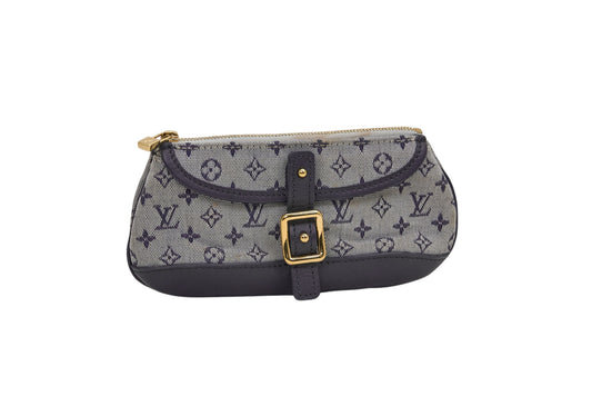 Louis Vuitton Anne-Sophie Pochette Monogram Mini Lin Black (Stained)