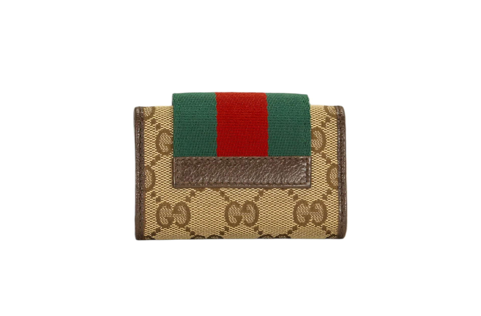 Gucci Monogram French Flap Key Holder