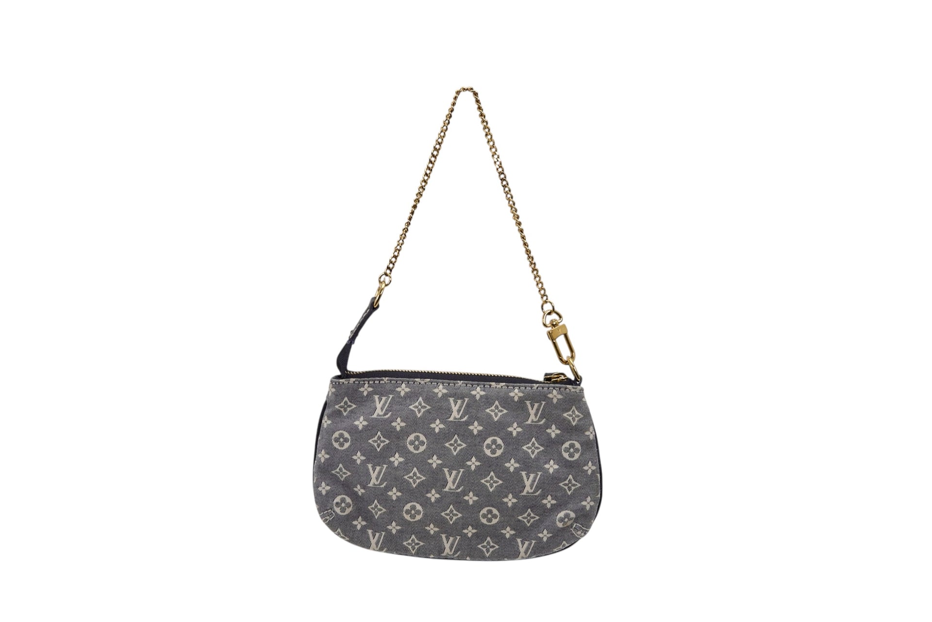 Louis Vuitton Mini Pochette Monogram Mini Lin Black