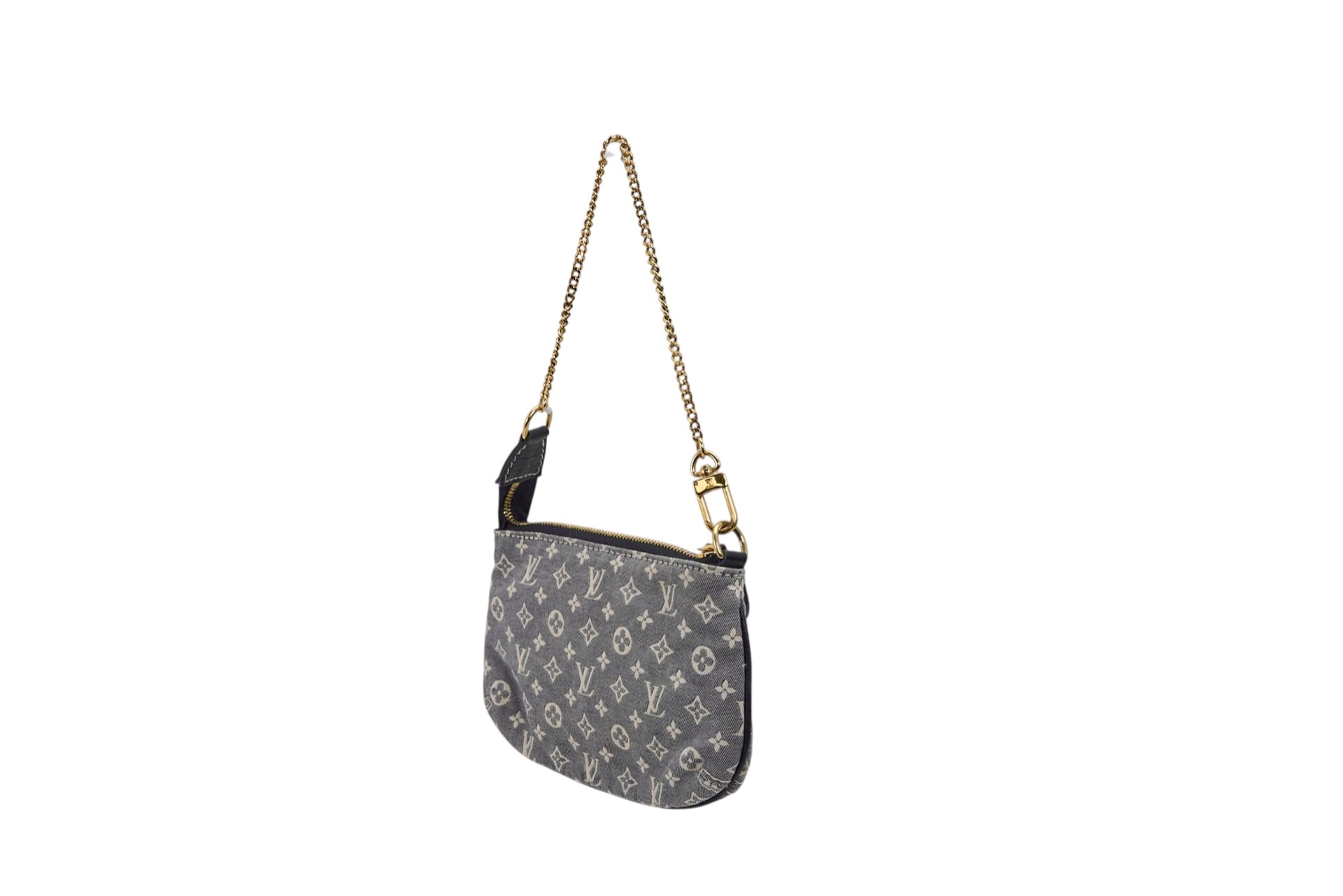 Louis Vuitton Mini Pochette Monogram Mini Lin Black