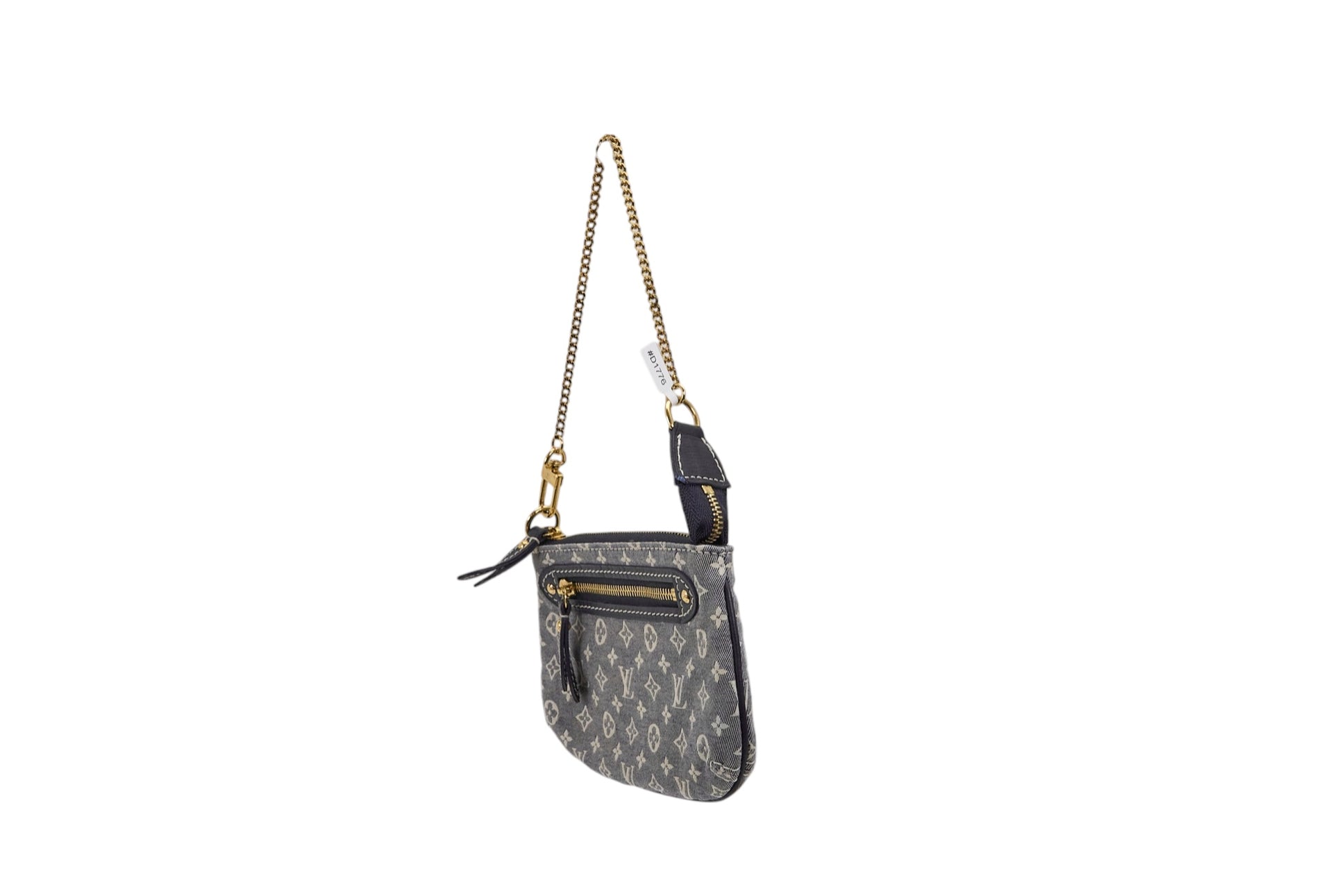 Louis Vuitton Mini Pochette Monogram Mini Lin Black