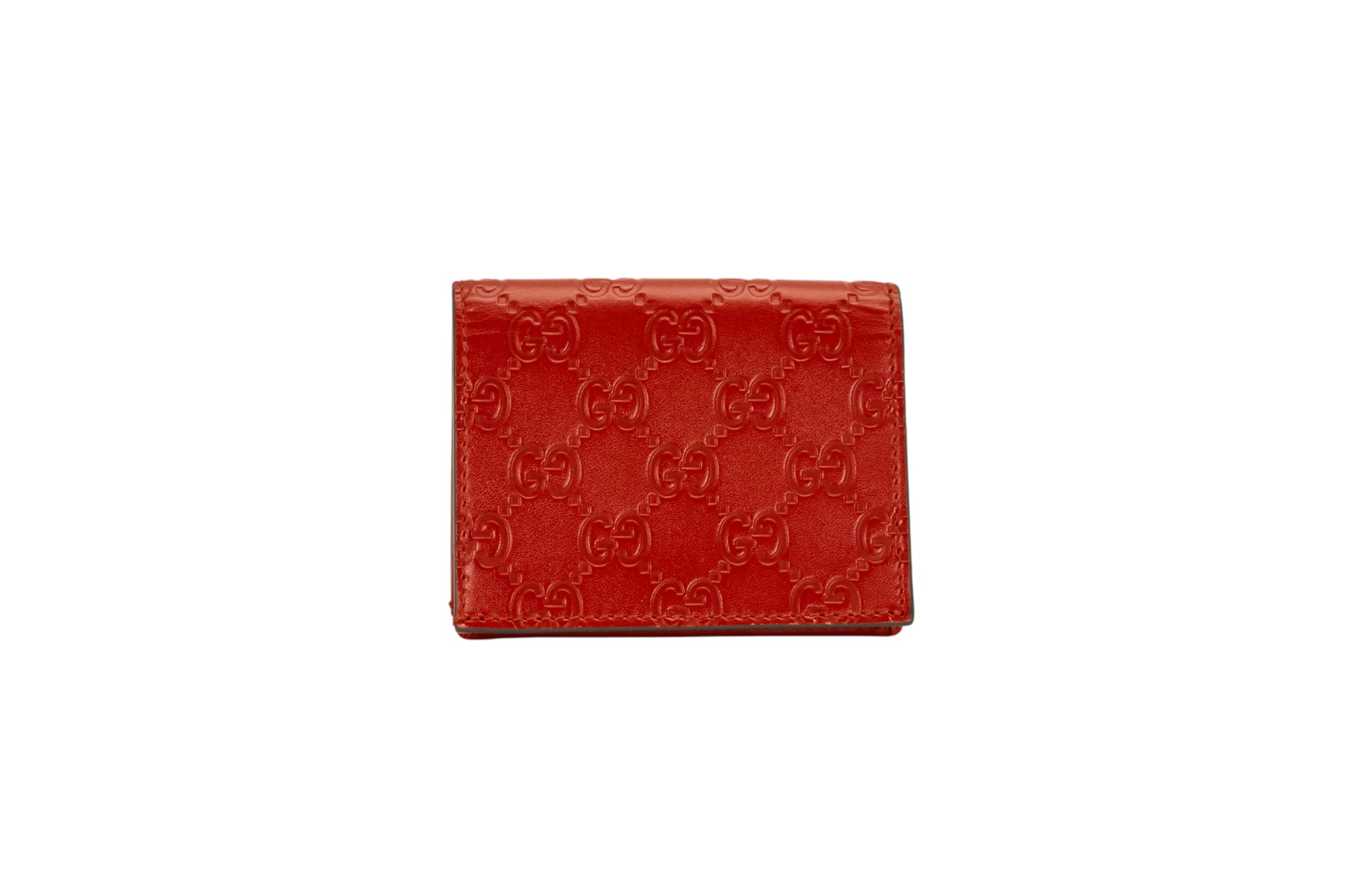 Gucci Red Bow Compact Wallet