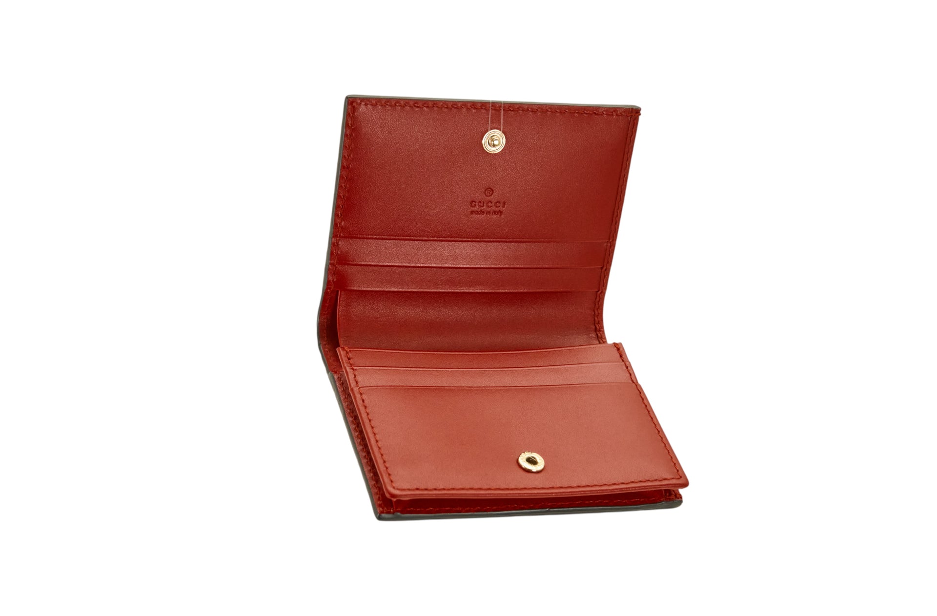 Gucci Red Bow Compact Wallet