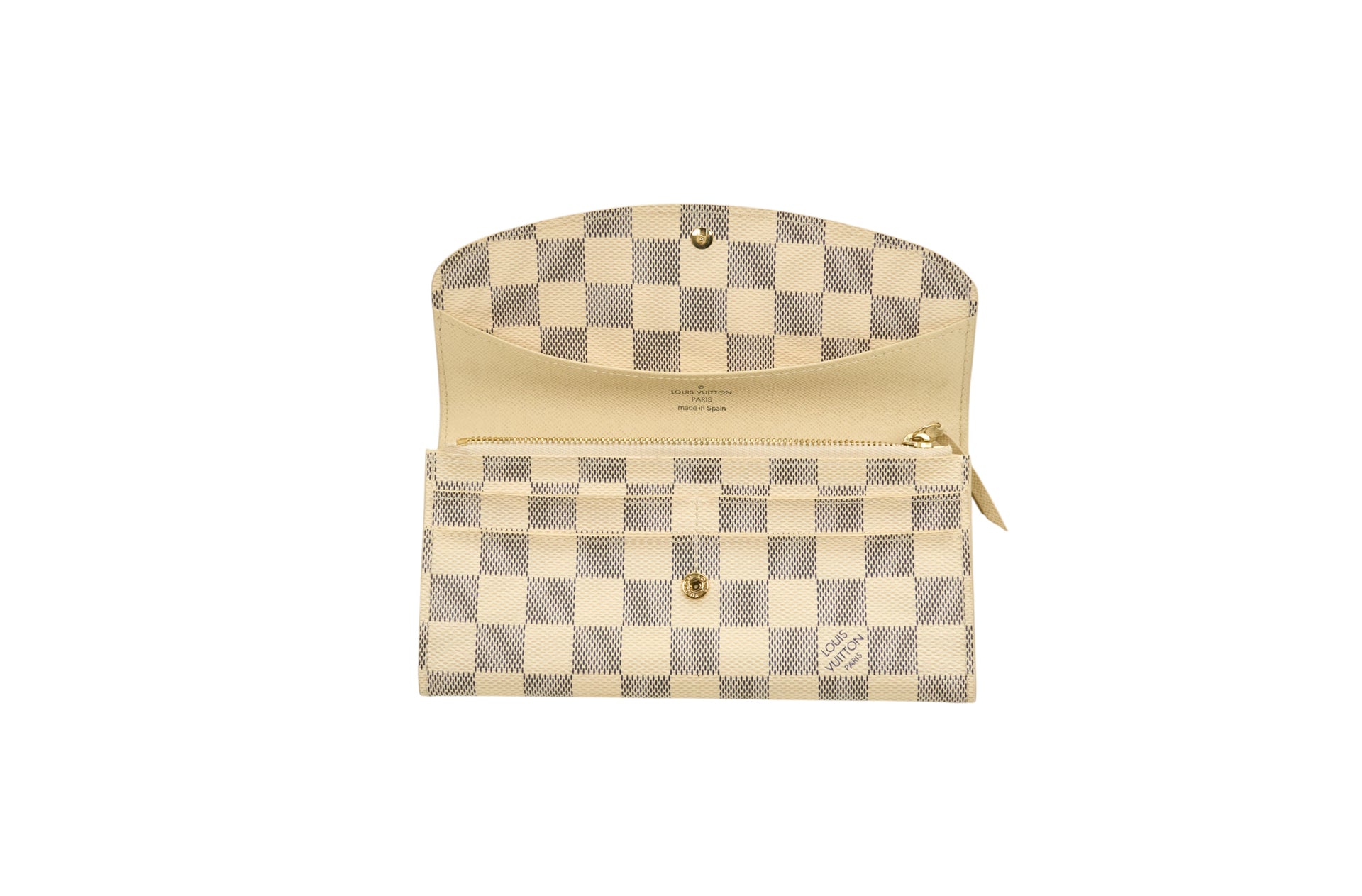 Louis Vuitton Emilie Wallet Damier Azur