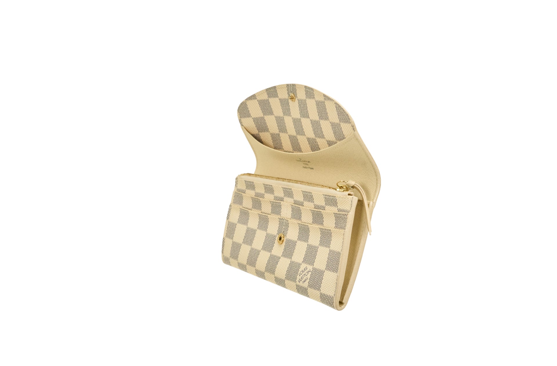 Louis Vuitton Emilie Wallet Damier Azur
