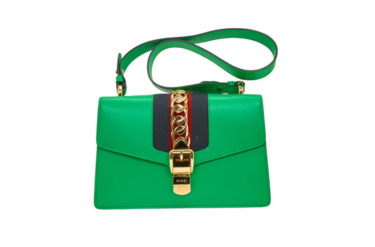 Gucci Sylvie Shoulder Bag Green