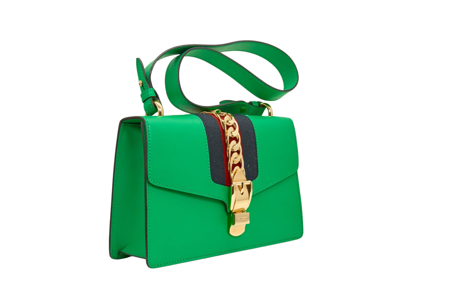 Gucci Sylvie Shoulder Bag Green