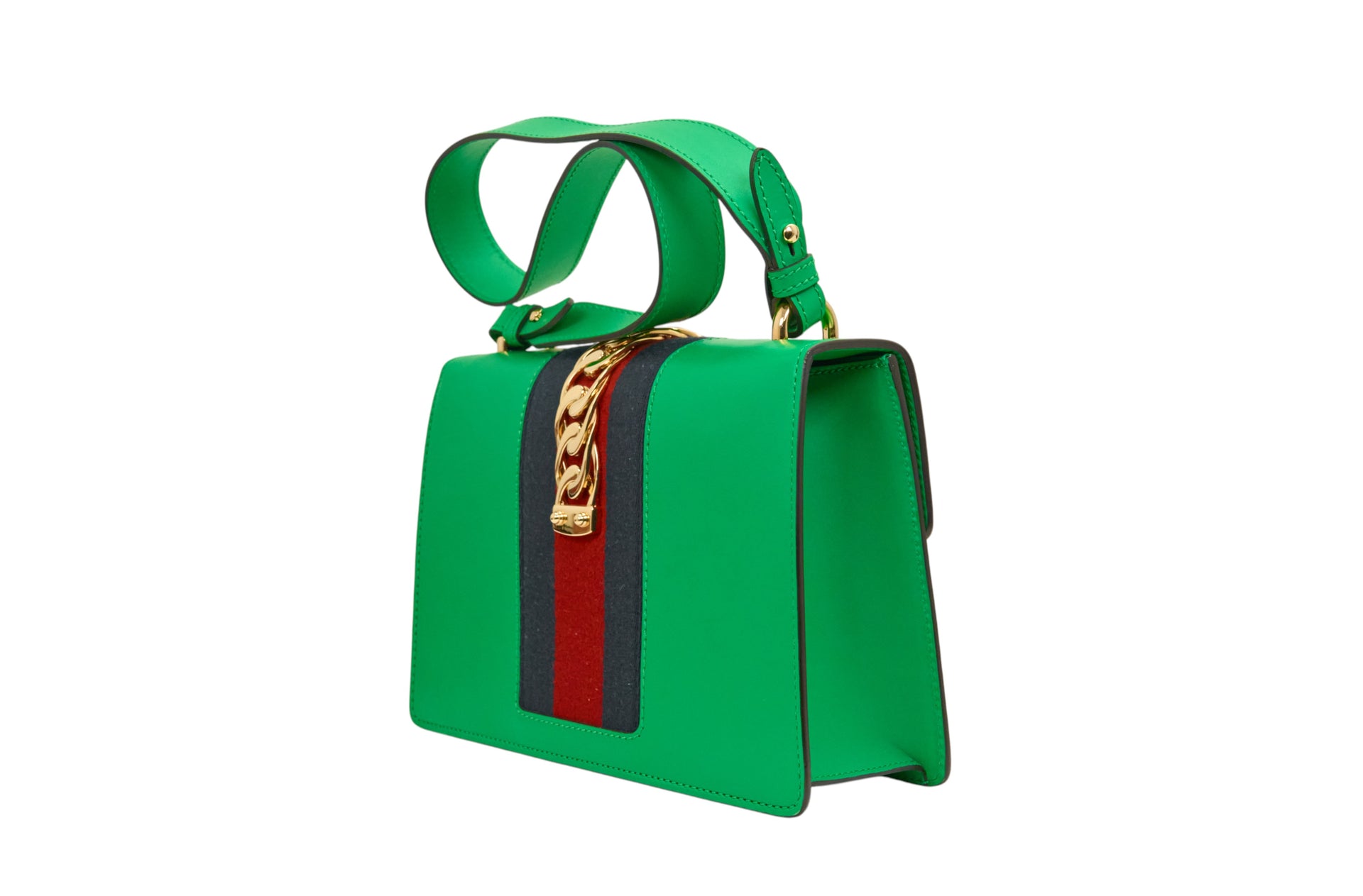 Gucci Sylvie Shoulder Bag Green
