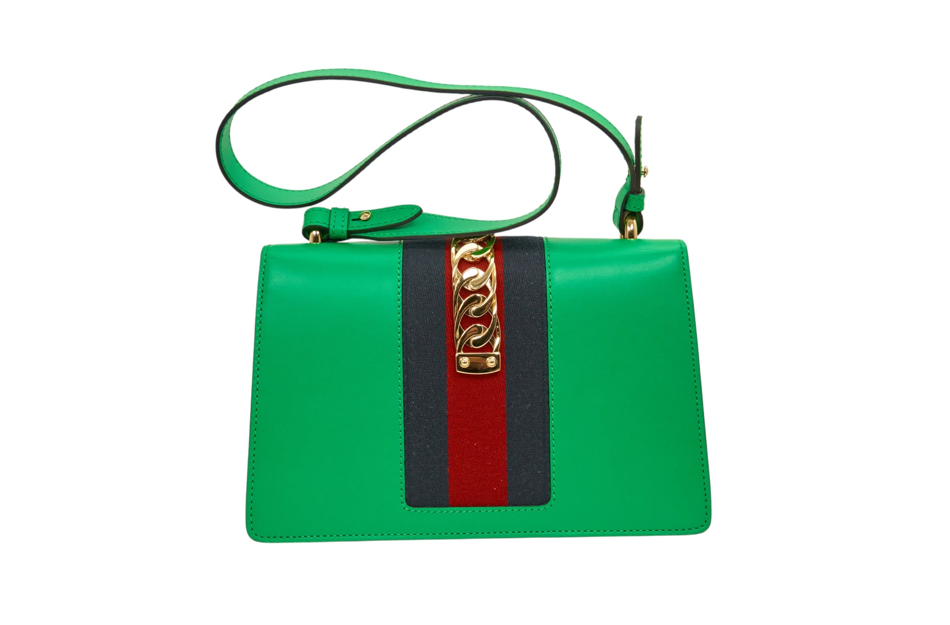 Gucci Sylvie Shoulder Bag Green