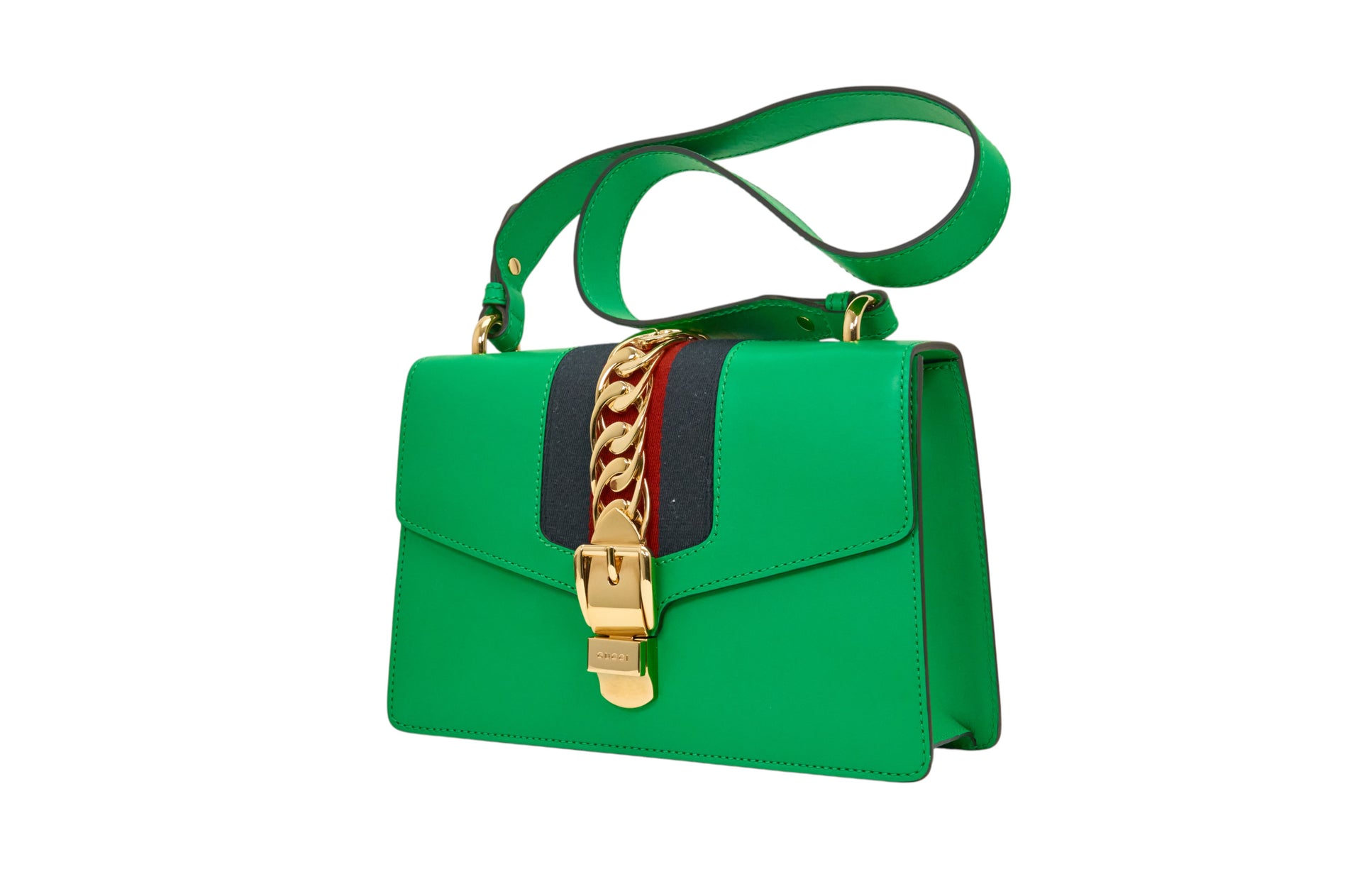 Gucci Sylvie Shoulder Bag Green