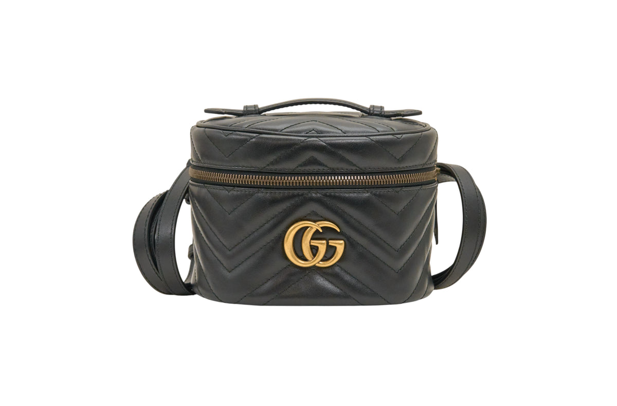 Gucci GG Marmont Vanity Backpack Matelasse Leather