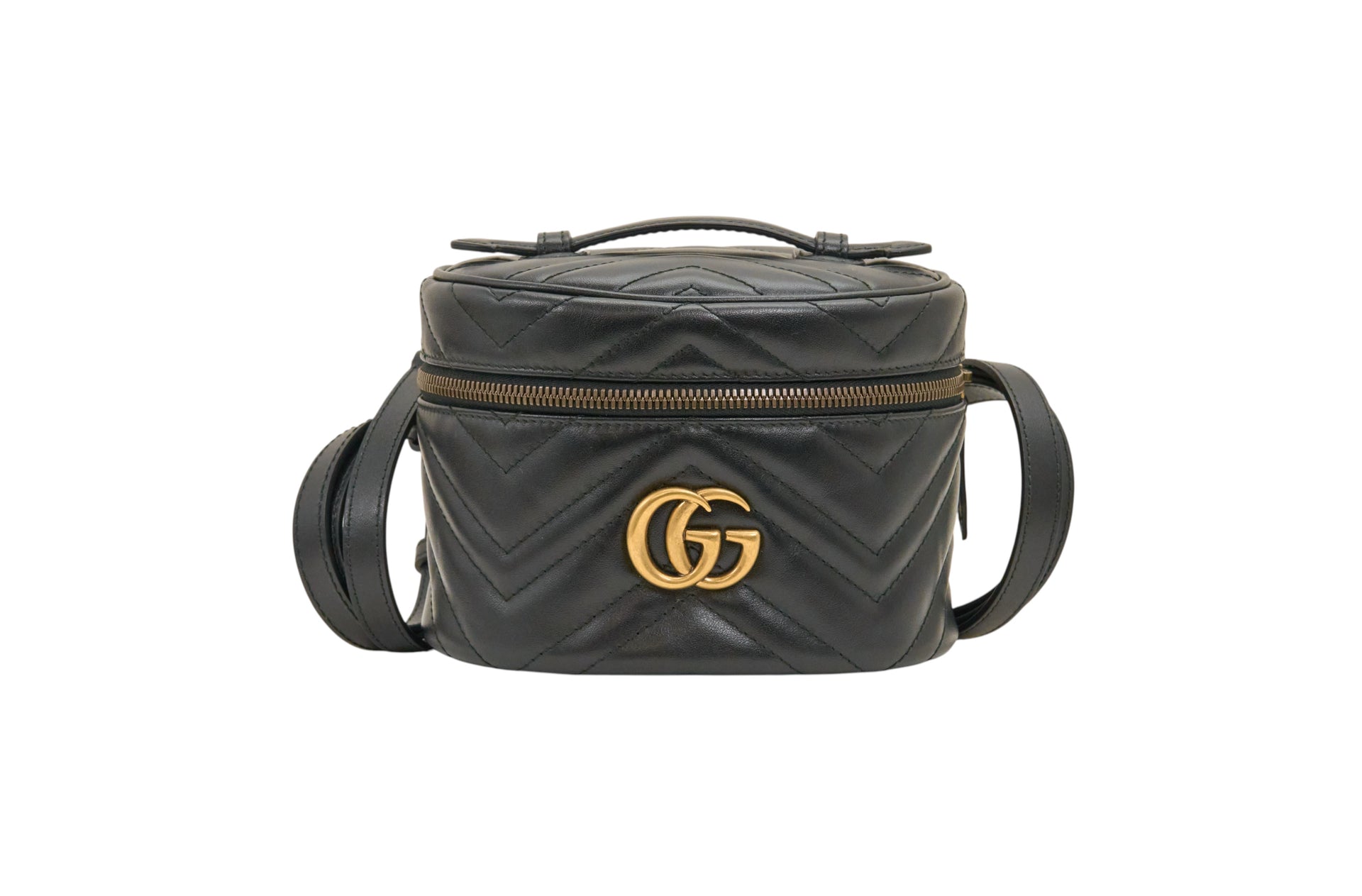 Gucci GG Marmont Vanity Backpack Matelasse Leather