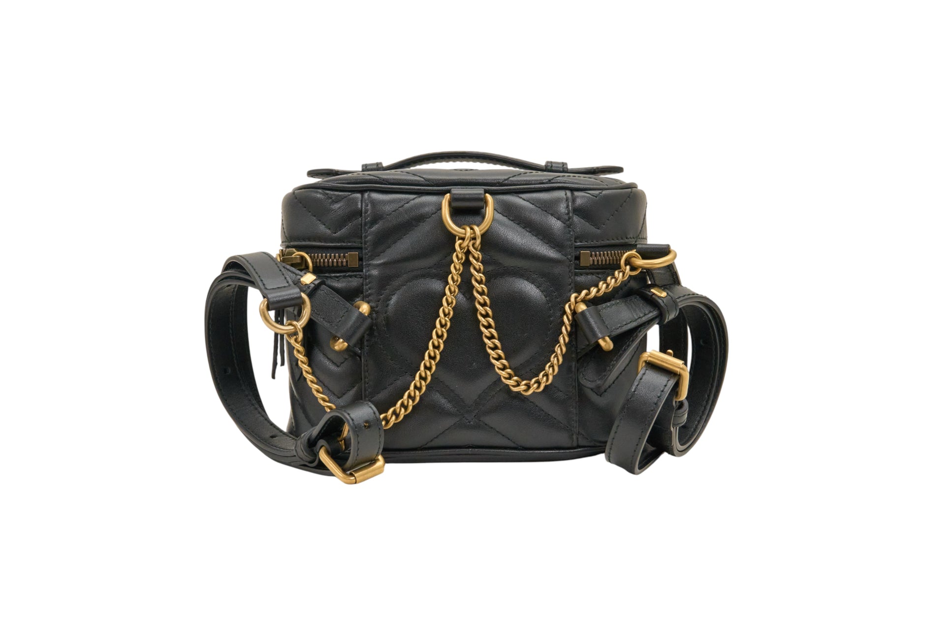 Gucci GG Marmont Vanity Backpack Matelasse Leather