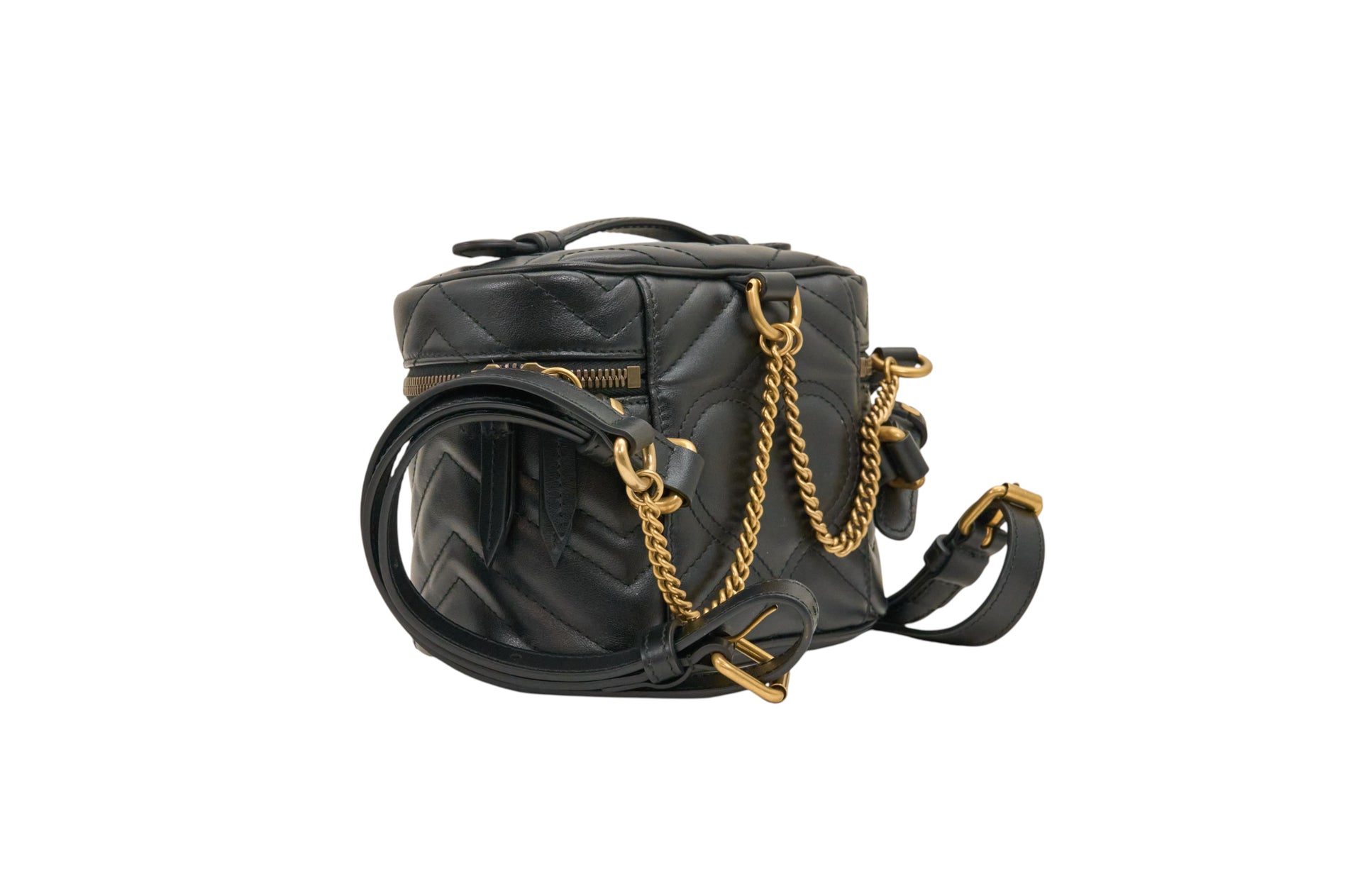 Gucci GG Marmont Vanity Backpack Matelasse Leather