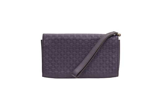 Gucci Purple Microguccissima Purple Wallet with Insert