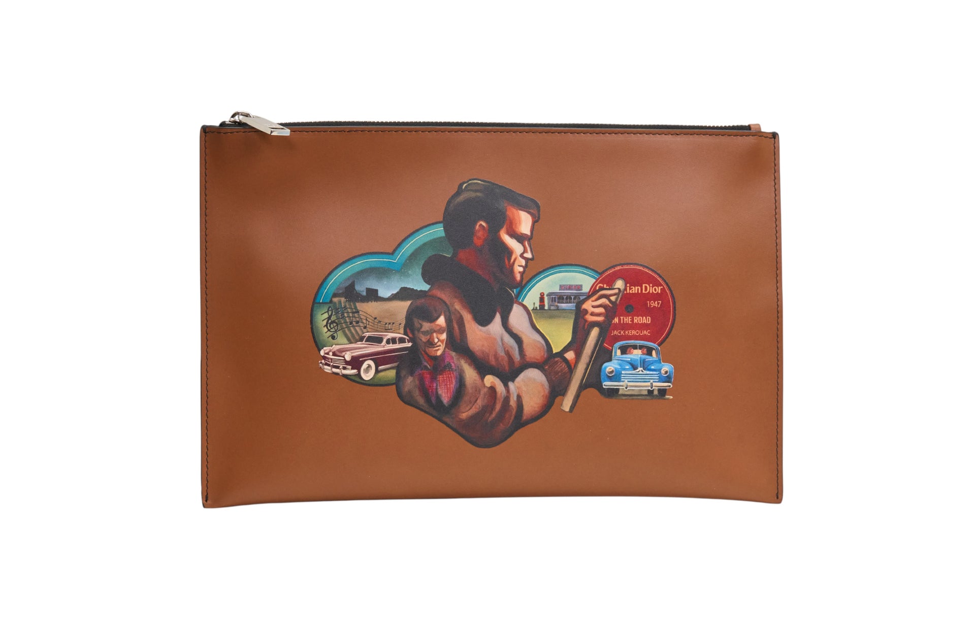 Christian Dior On The Road Jack Brown Clutch