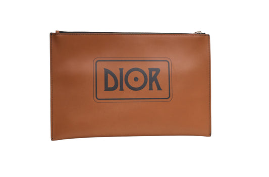 Christian Dior On The Road Jack Brown Clutch