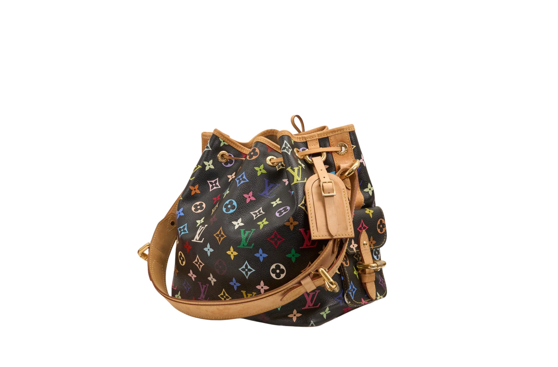 Louis Vuitton Petit Noe Monogram Multicolore Noir