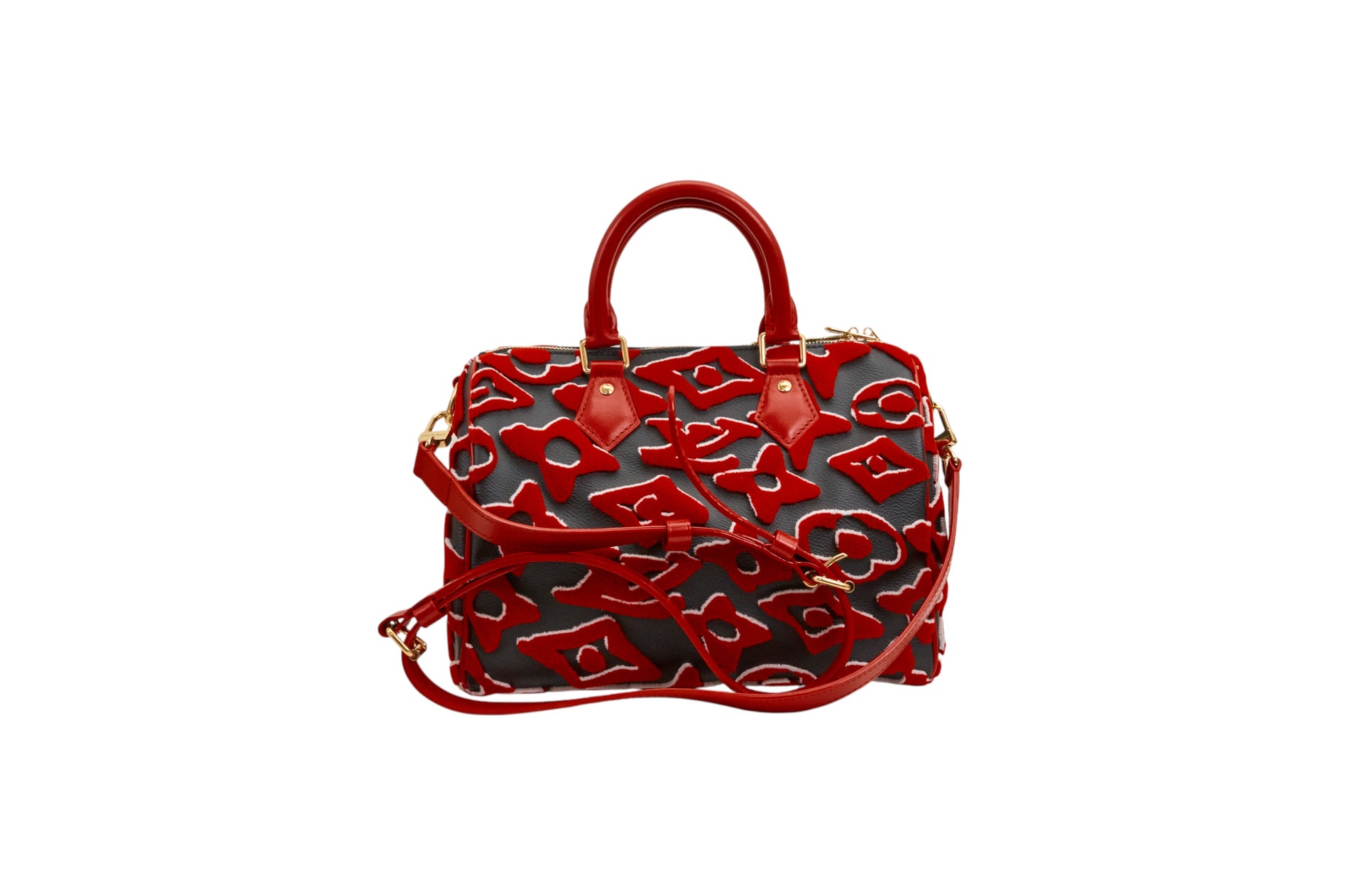 Louis Vuitton x Urs Fischer Limited Edition Speedy Bandouliere 25