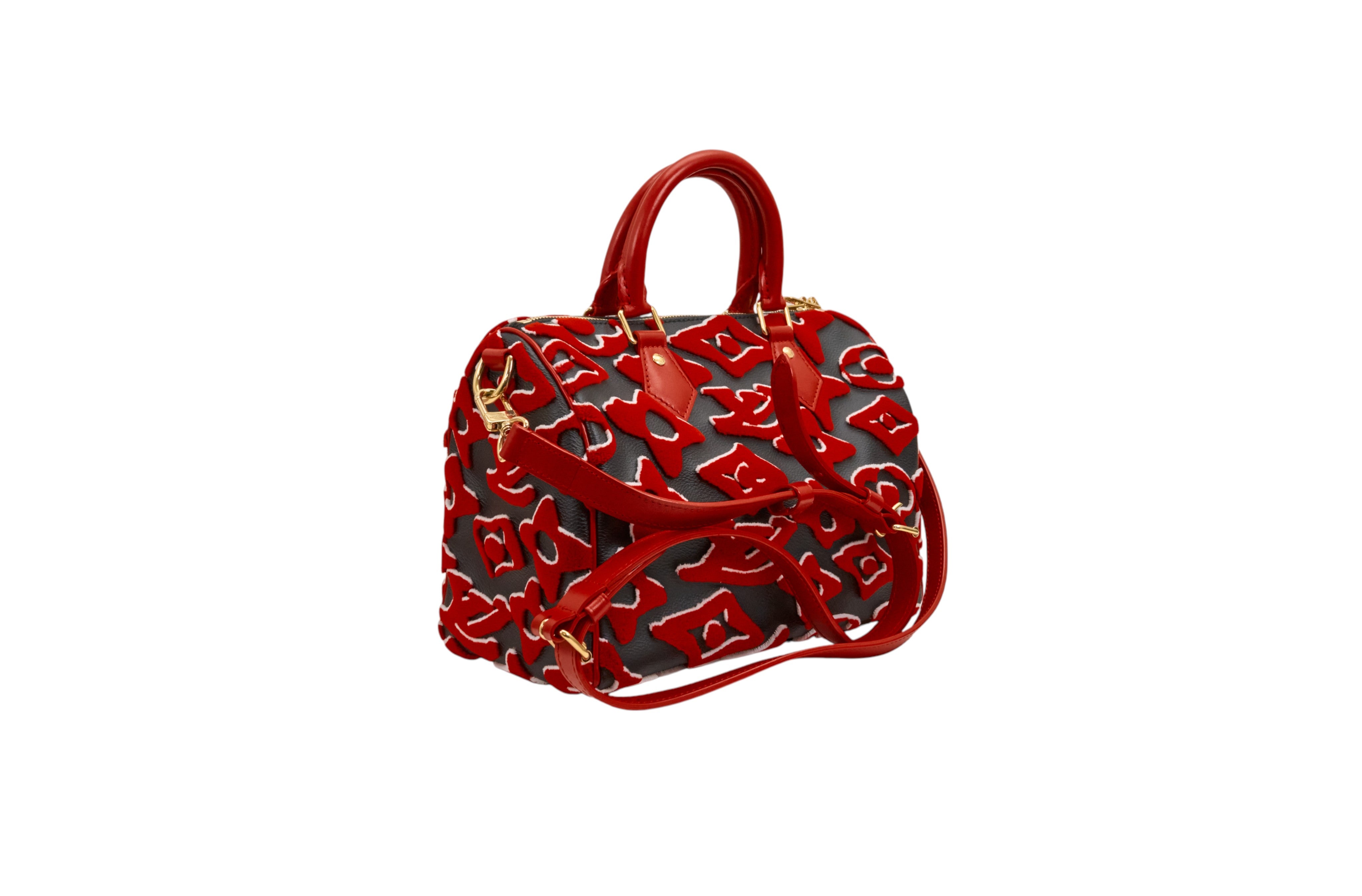 Louis Vuitton x Urs Fischer Limited Edition Speedy Bandouliere 25