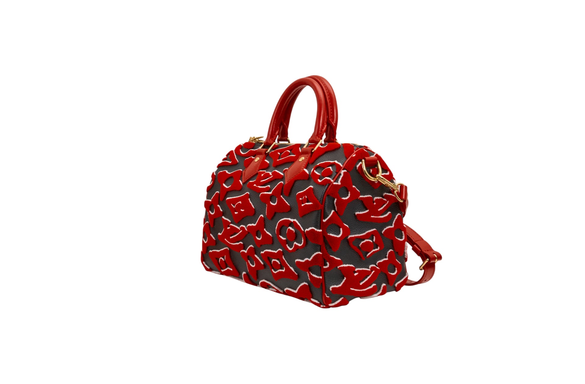 Louis Vuitton x Urs Fischer Limited Edition Speedy Bandouliere 25