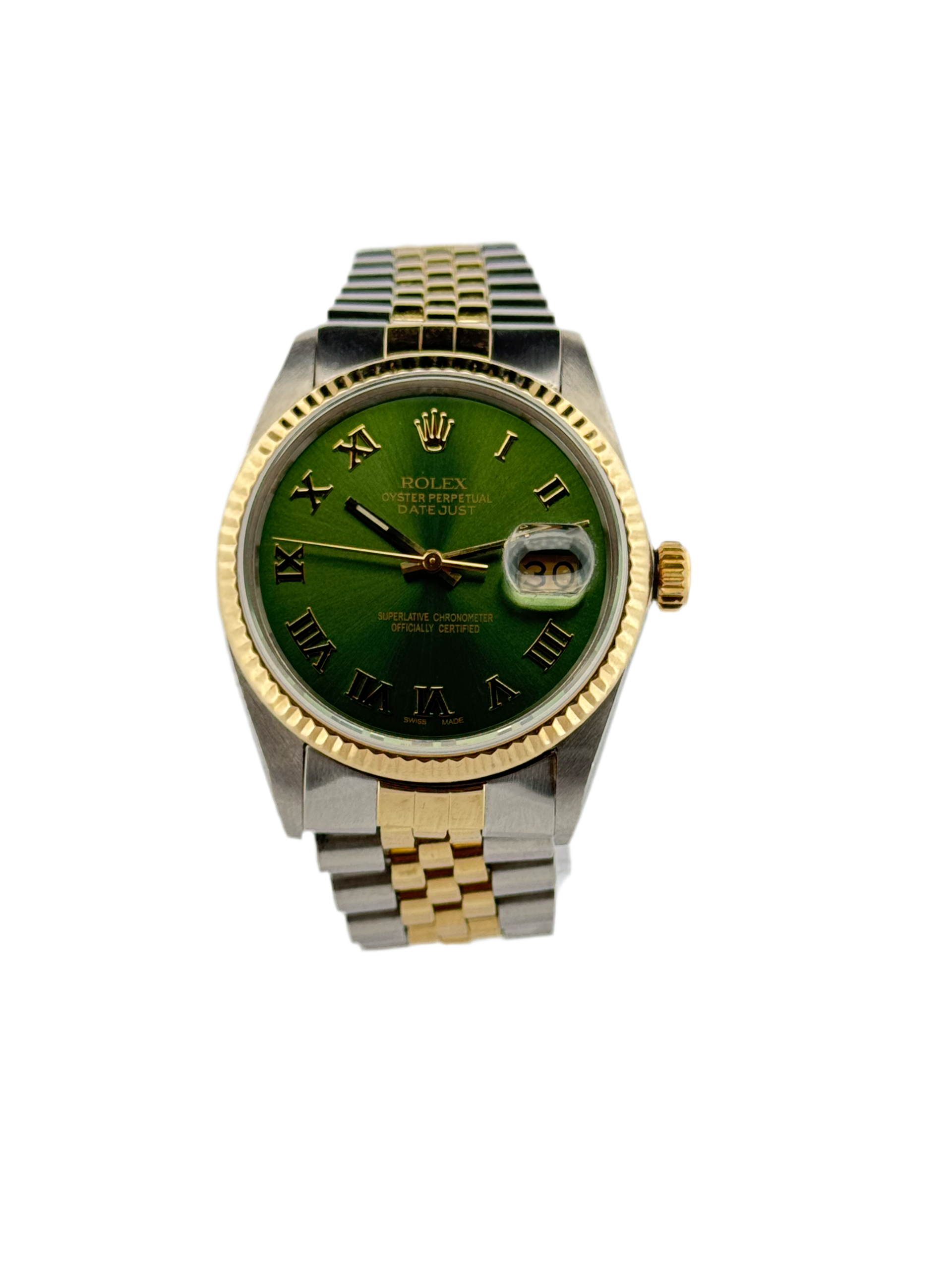 36mm Rolex Datejust 16013 Olive Dial (1983)