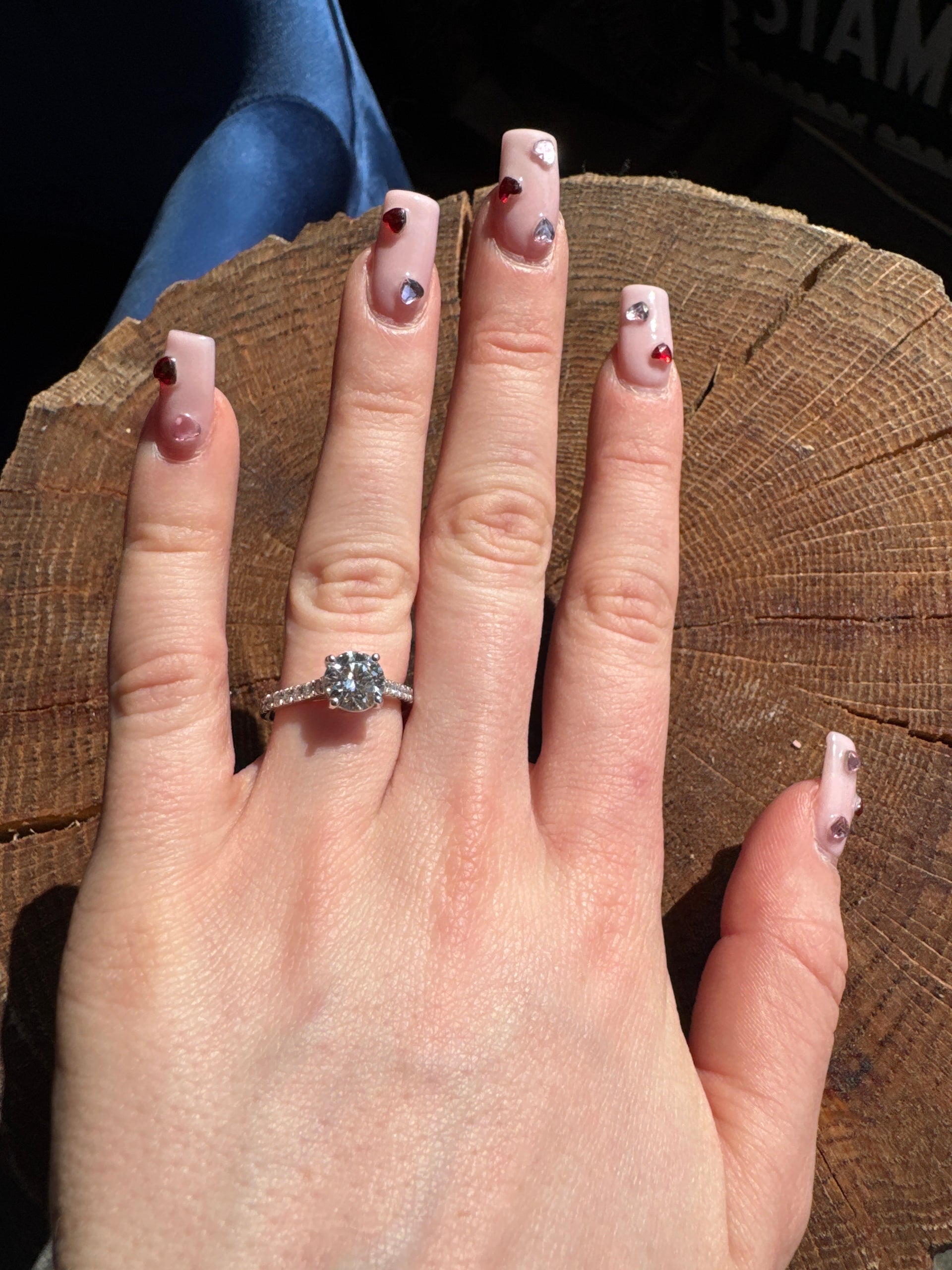 1.51ct. F VVS2 Lab Ground Round Diamond Engagement
