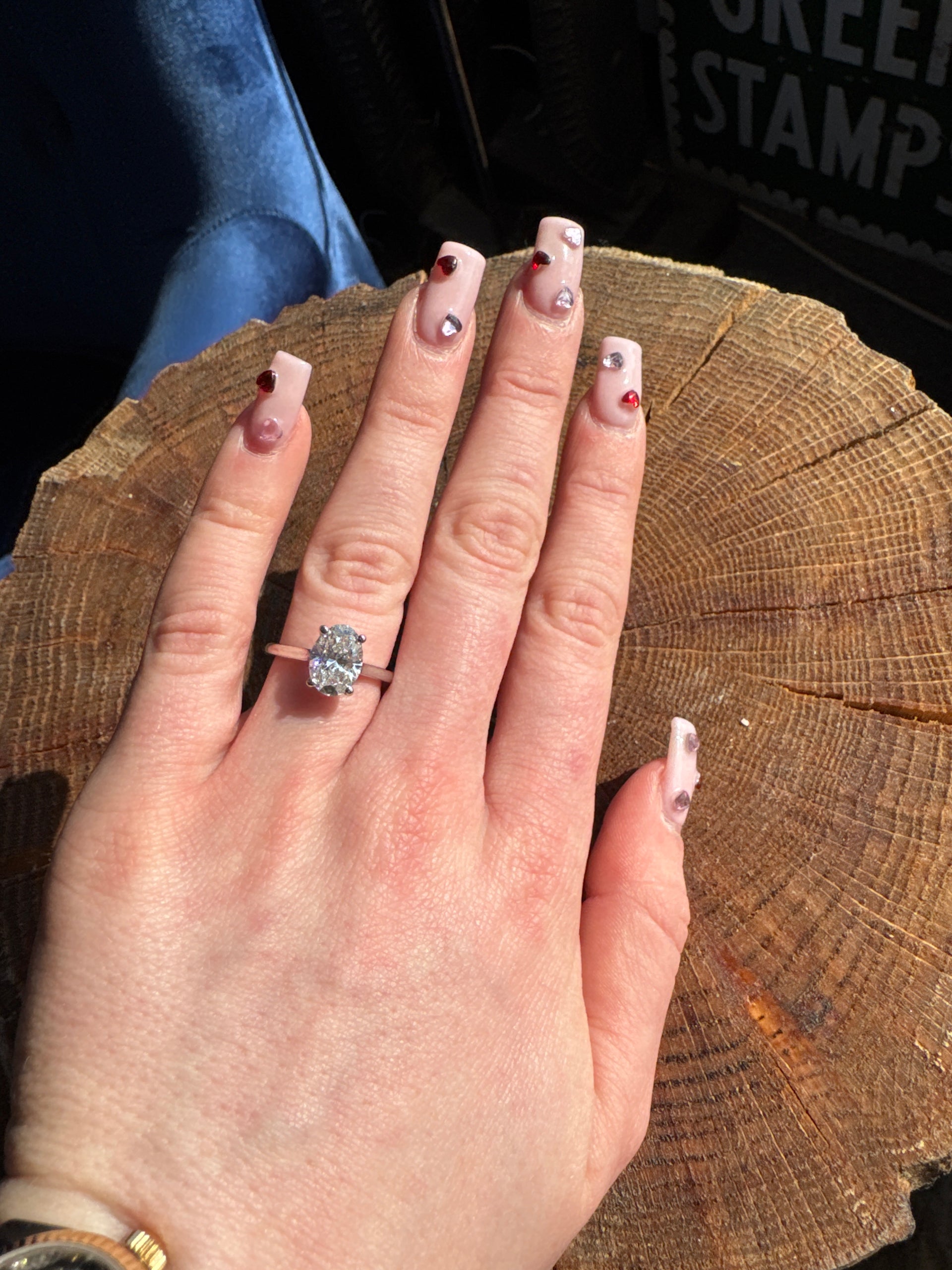 2.06ct. D VS1 Lab Grown Oval in 14K White Gold Cathedral