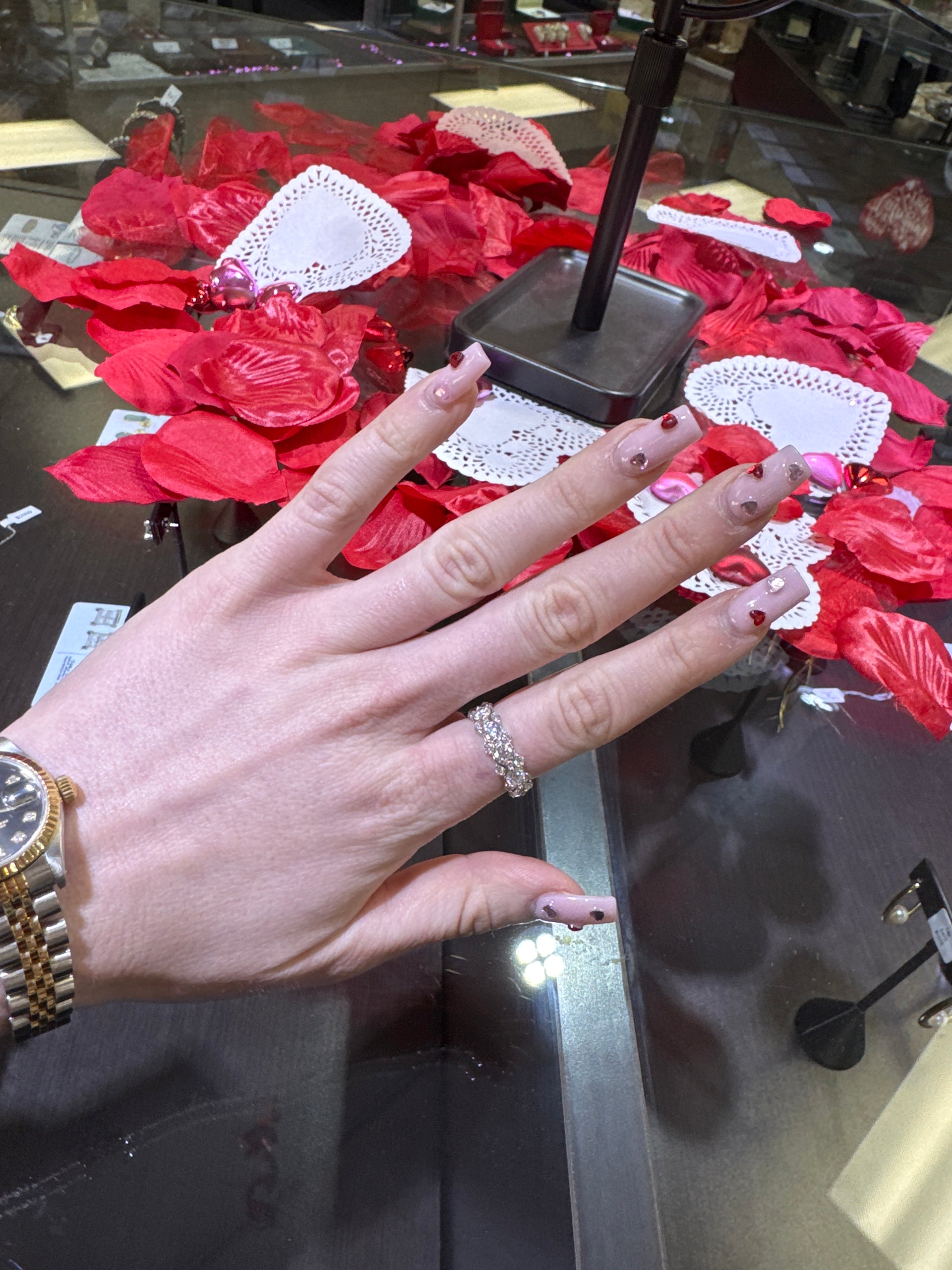 Lab Grown Diamond Fashion Band in 14K White Gold