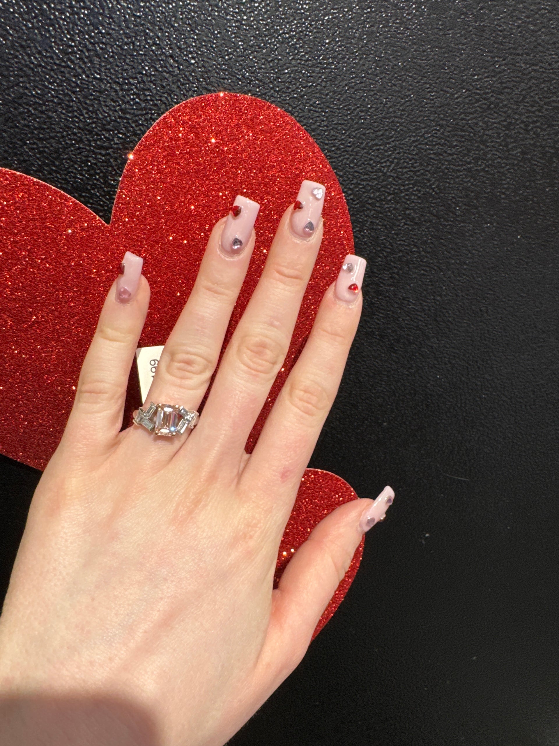 2.02ct. Fancy Intense Pink VS1 Lab Grown Emerald Cut Diamond in 14K White Gold Mounting