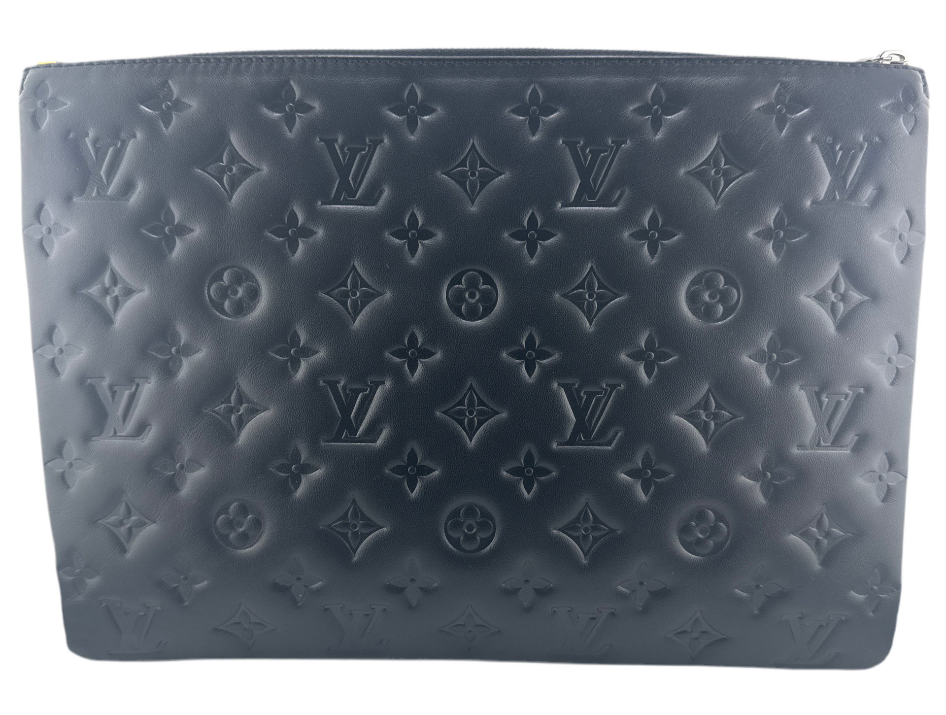 Louis Vuitton Coussin MM Monogram Embossed Puffy Lambskin Noir