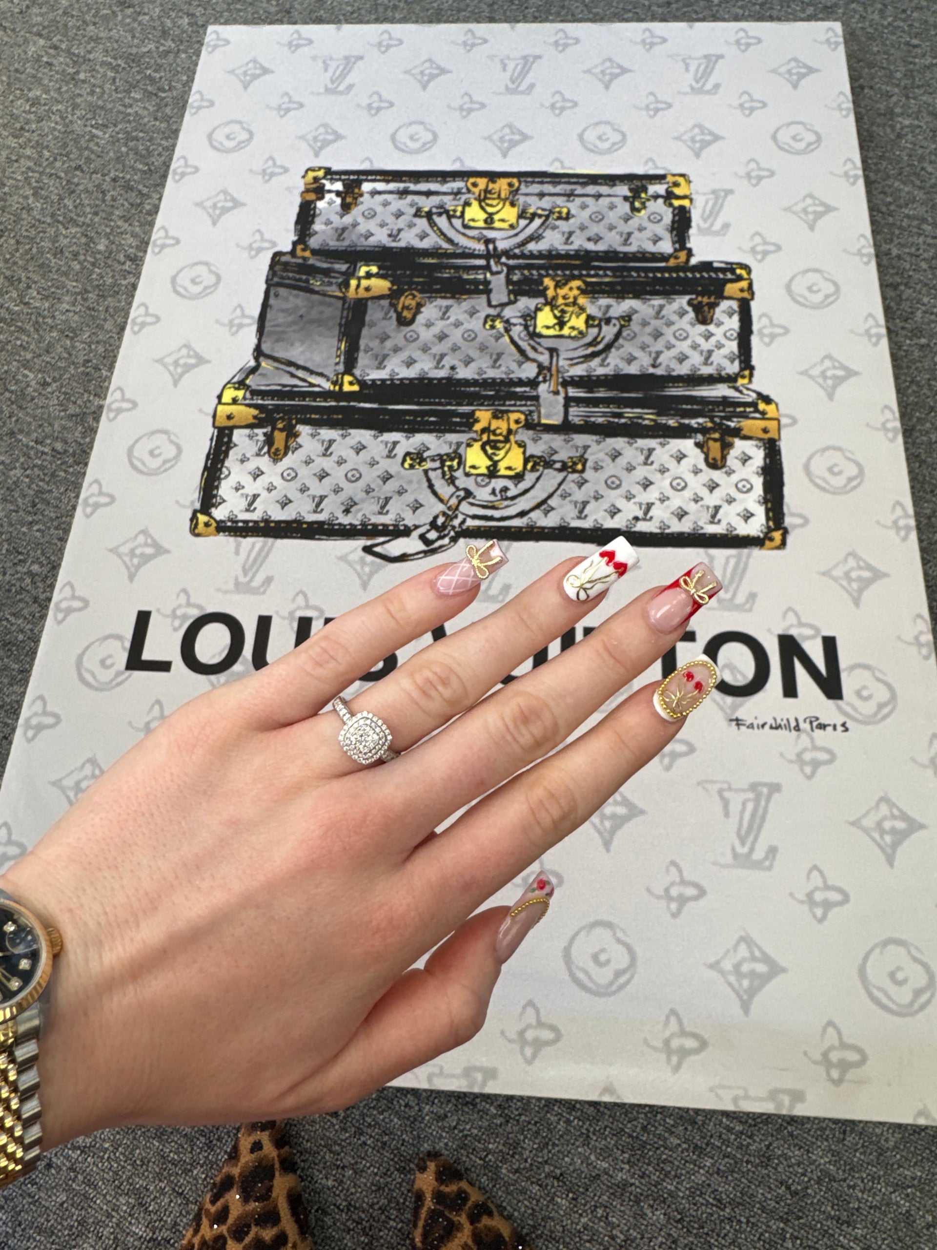 Disney Diamond Engagement Ring in 14K White Gold