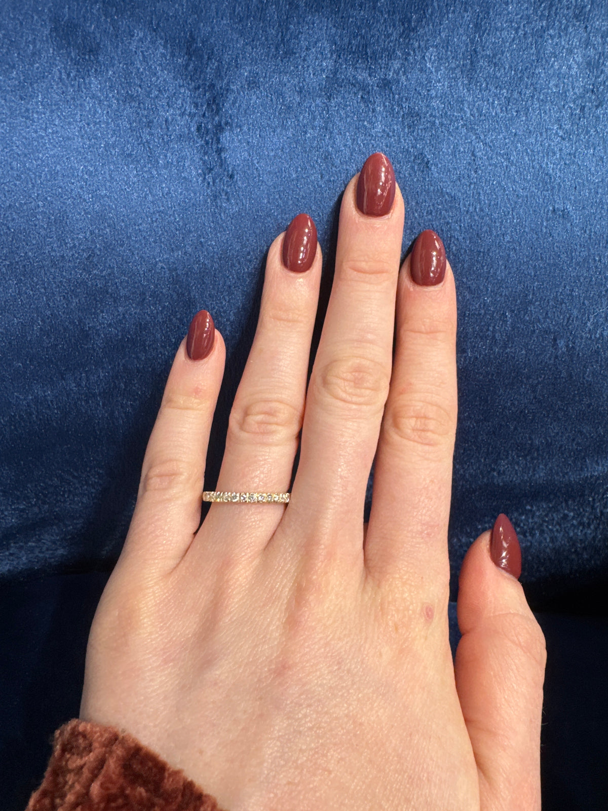 Lab Grown Diamond Band in 14K Yellow Gold Size 6