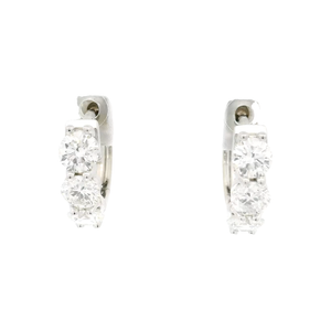 1.5cttw. Lab Grown Round Diamond in 14K White Gold