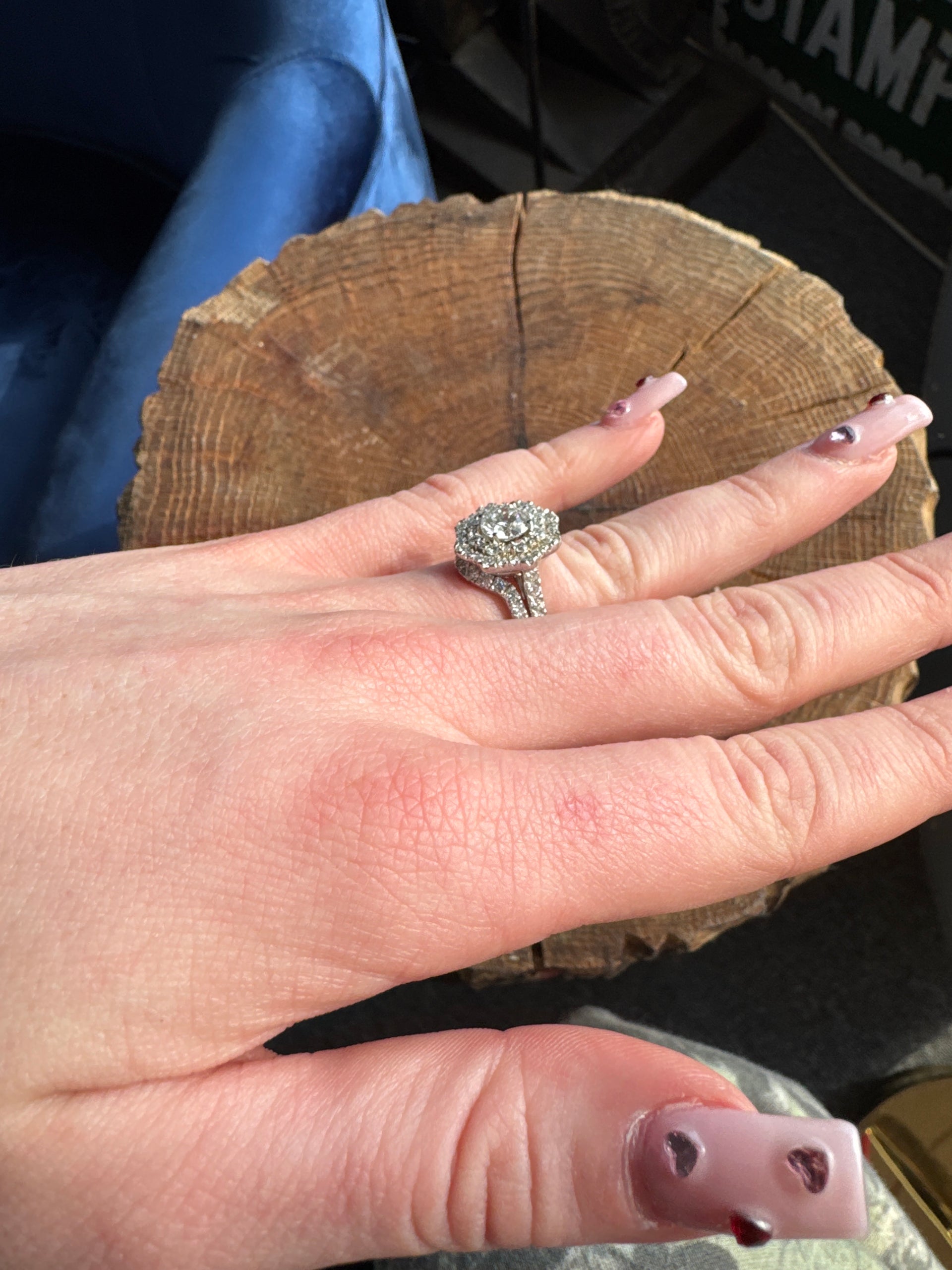 2.5cttw. E VS2 Lab Grown Round Set in 14k White Gold