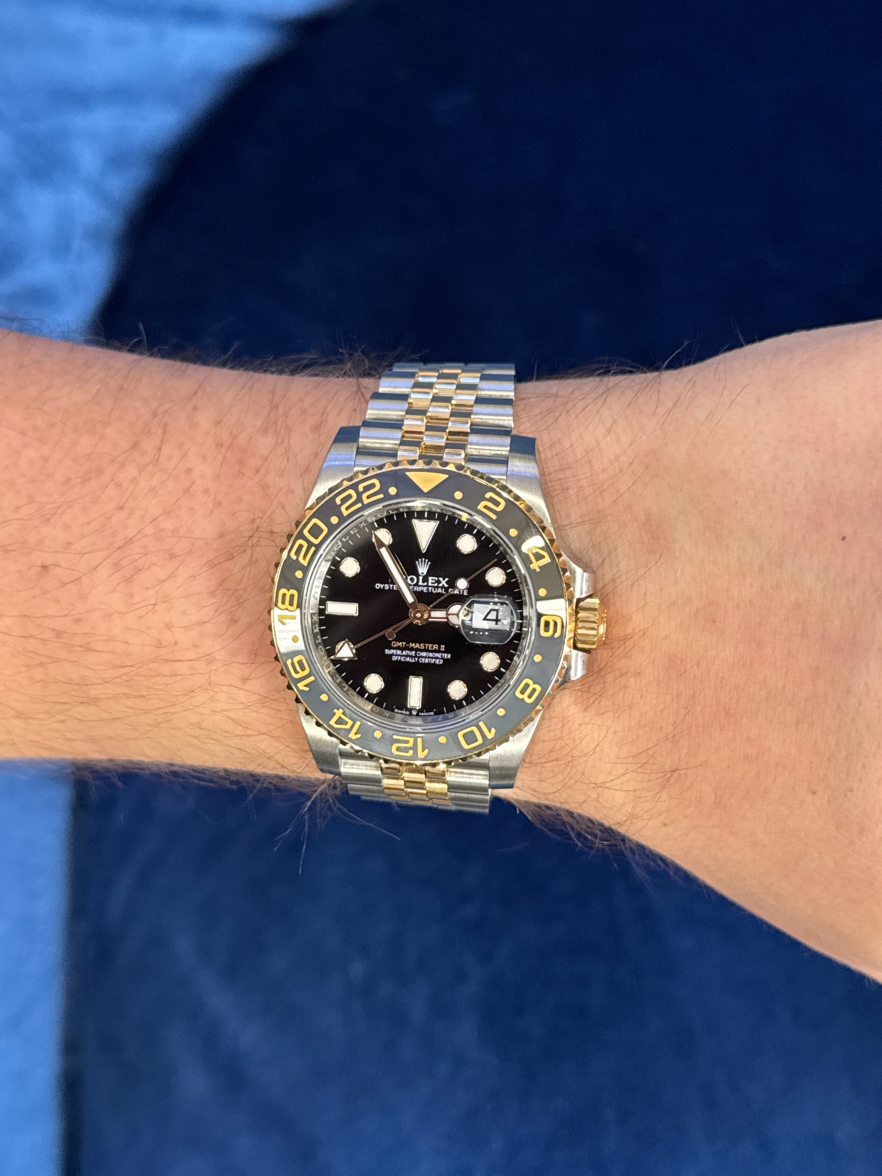 40mm Rolex GMT Master II Two Tone 