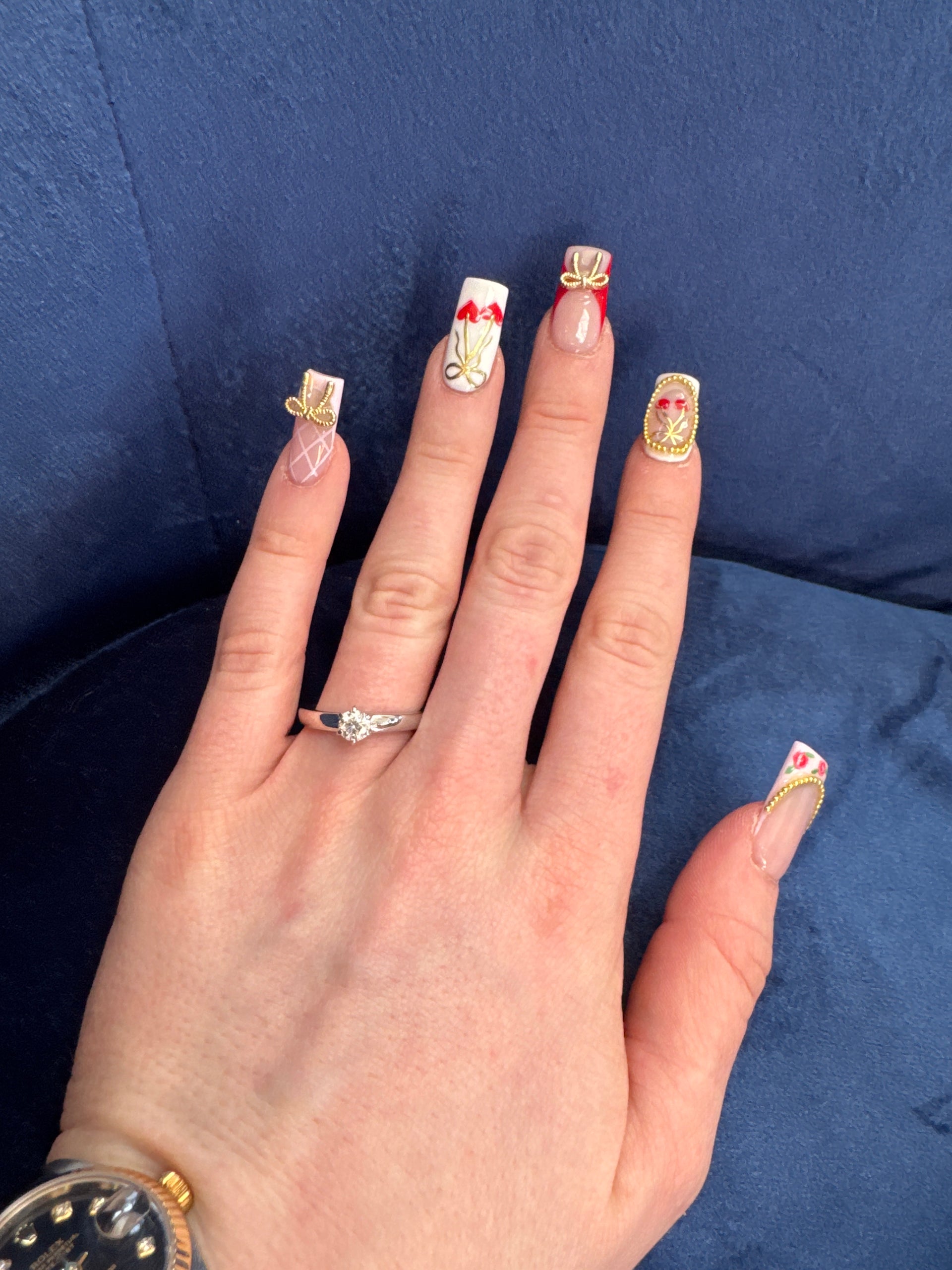 14k White Gold Round Diamond Engagement Ring