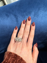 John Hardy Dome Twist Style Ring in Sterling Silver Sz 7.5
