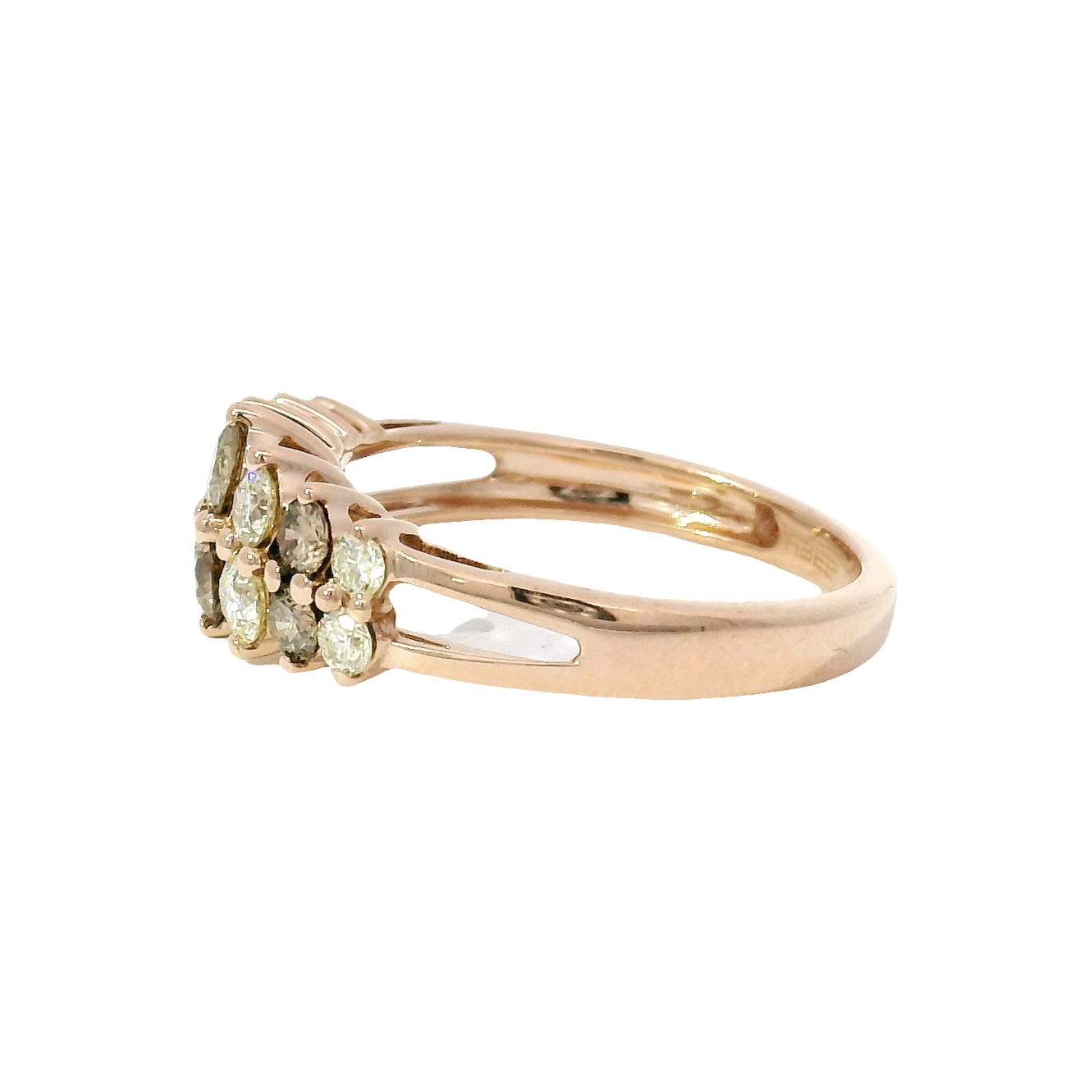 Effy Whiskey & White Diamond Fashion Ring in 14K Rose Gold