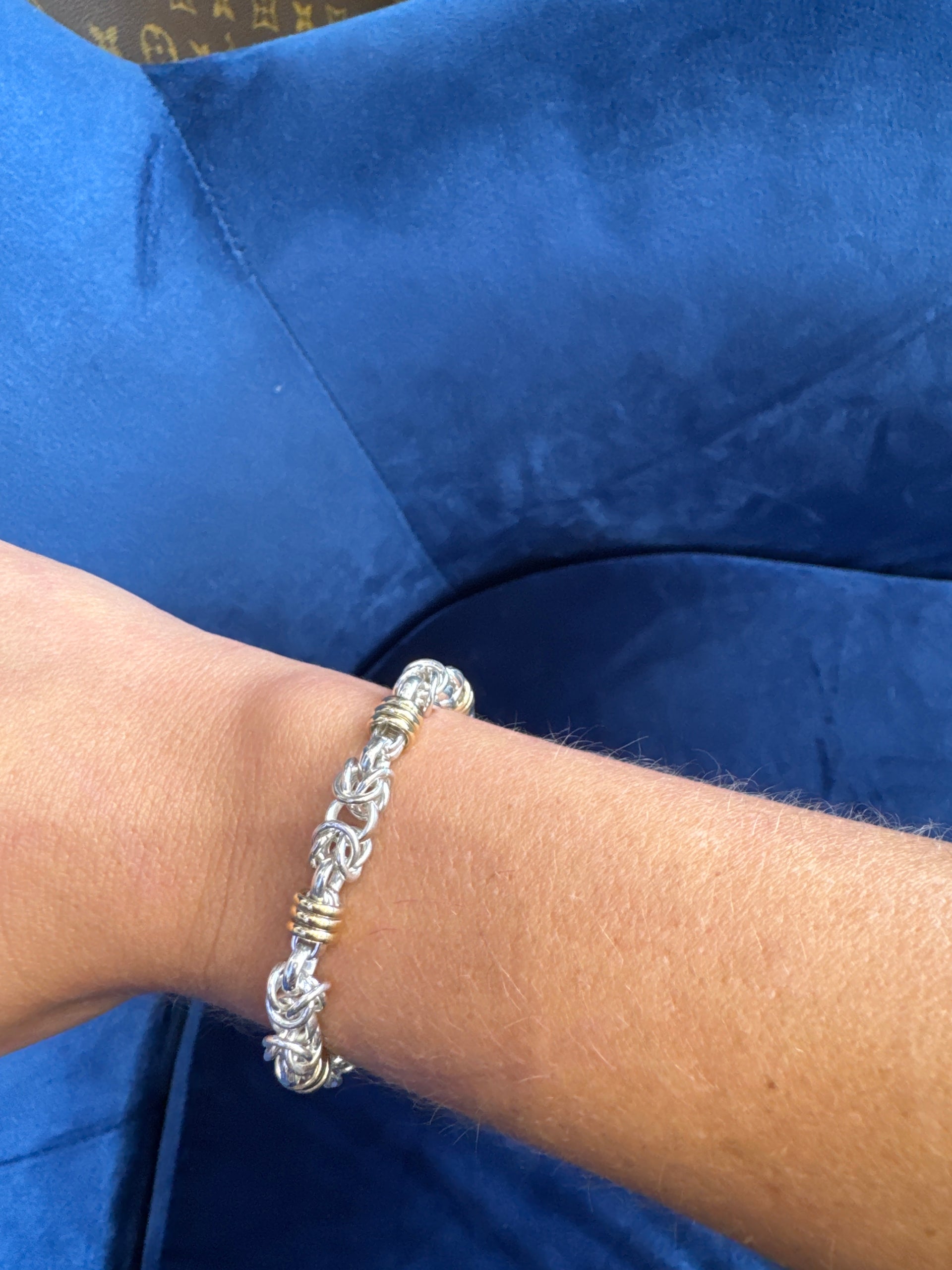 Precious Precious 14K & 925 Sterling Bracelet