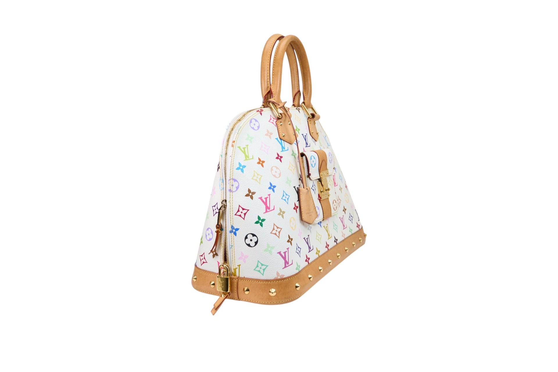 Louis Vuitton Alma GM Monogram Multicolore Blanc
