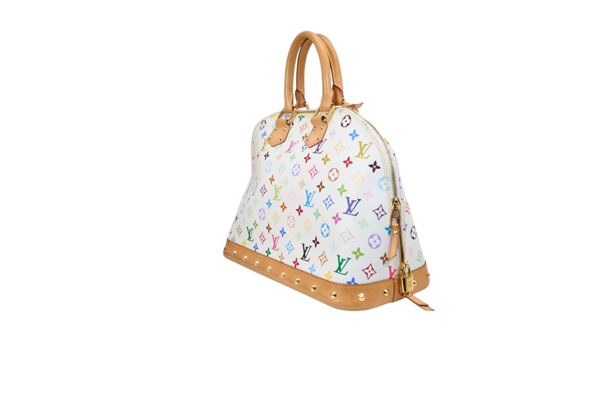 Louis Vuitton Alma GM Monogram Multicolore Blanc