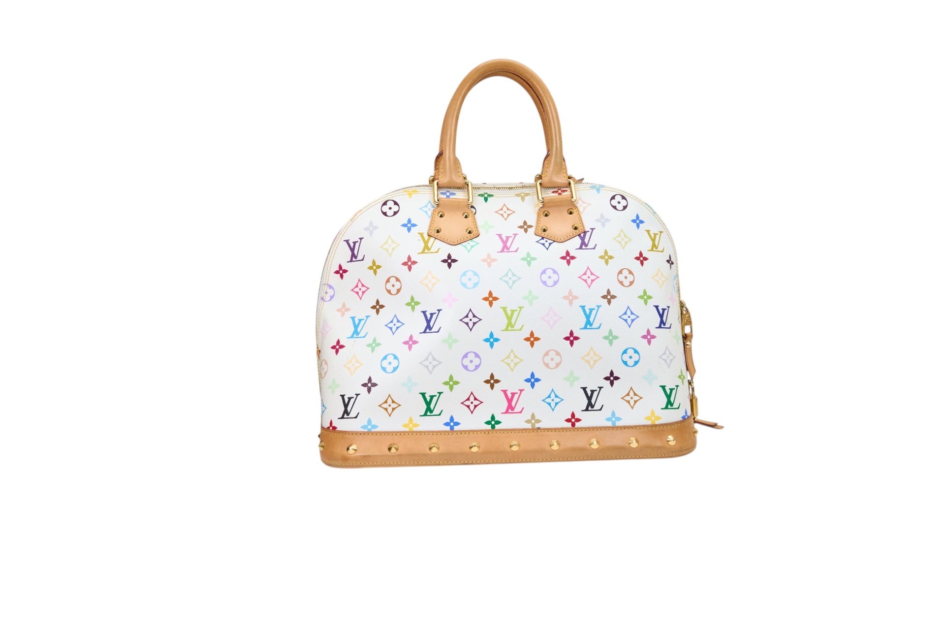 Louis Vuitton Alma GM Monogram Multicolore Blanc