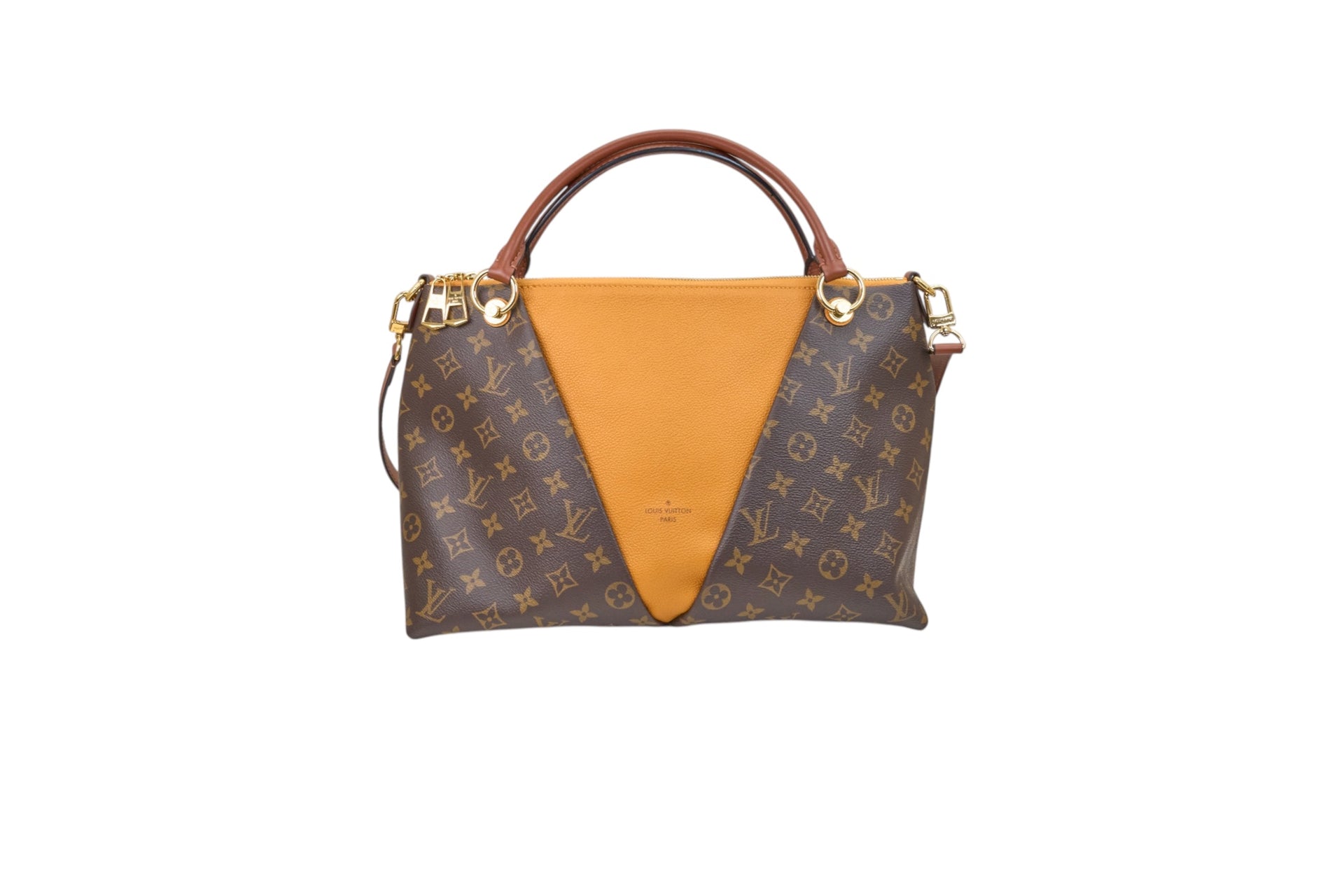 Louis Vuitton V Tote Monogram Safran