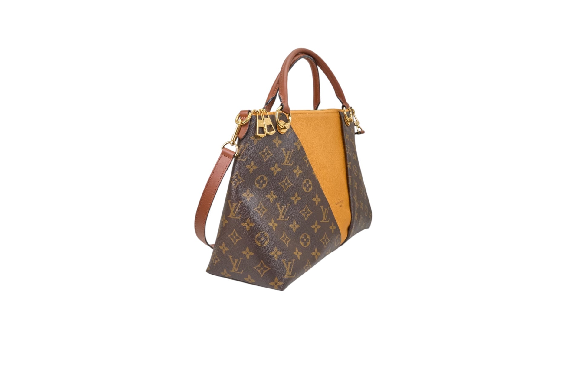 Louis Vuitton V Tote Monogram Safran